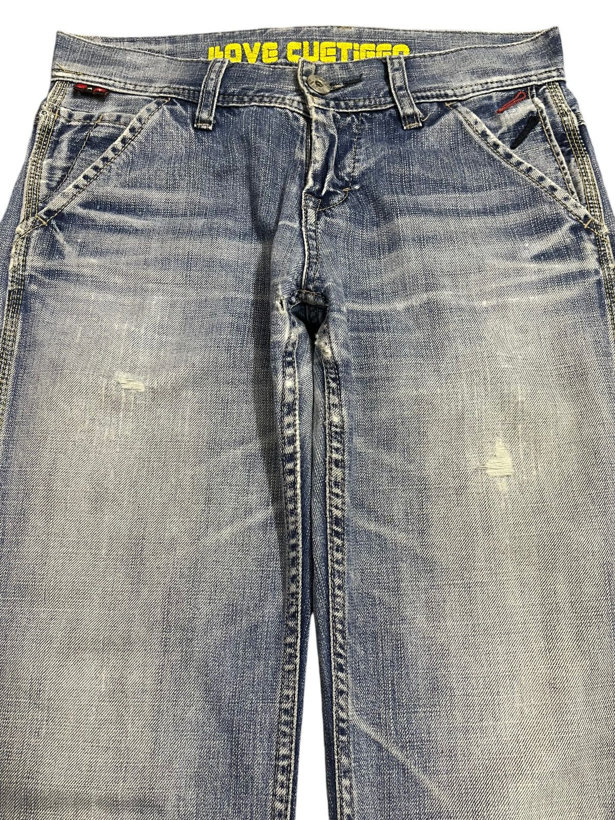 Full Count & Co. Vintage Japanese Brand Blue Faded Wash Baggy Style Jeans Size US 32 / EU 48 - 3 Thumbnail