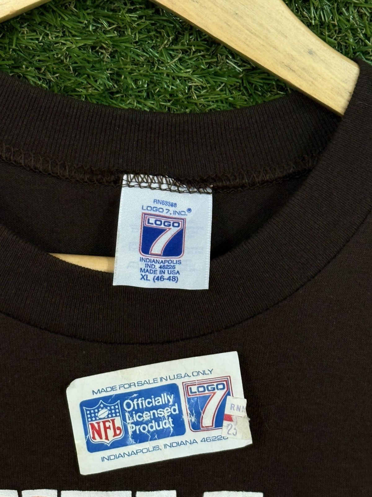 Vintage RARE Vintage Cleveland Browns Ohio NFL Logo 7 Tag DEAD STOCK Size US XL / EU 56 / 4 - 3 Thumbnail