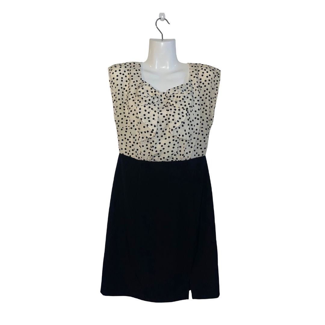 Alyx ALYX Black White Polka Dot Sleeveless Dress 8P Rockabilly Size M / US 6-8 / IT 42-44 - 1 Thumbnail