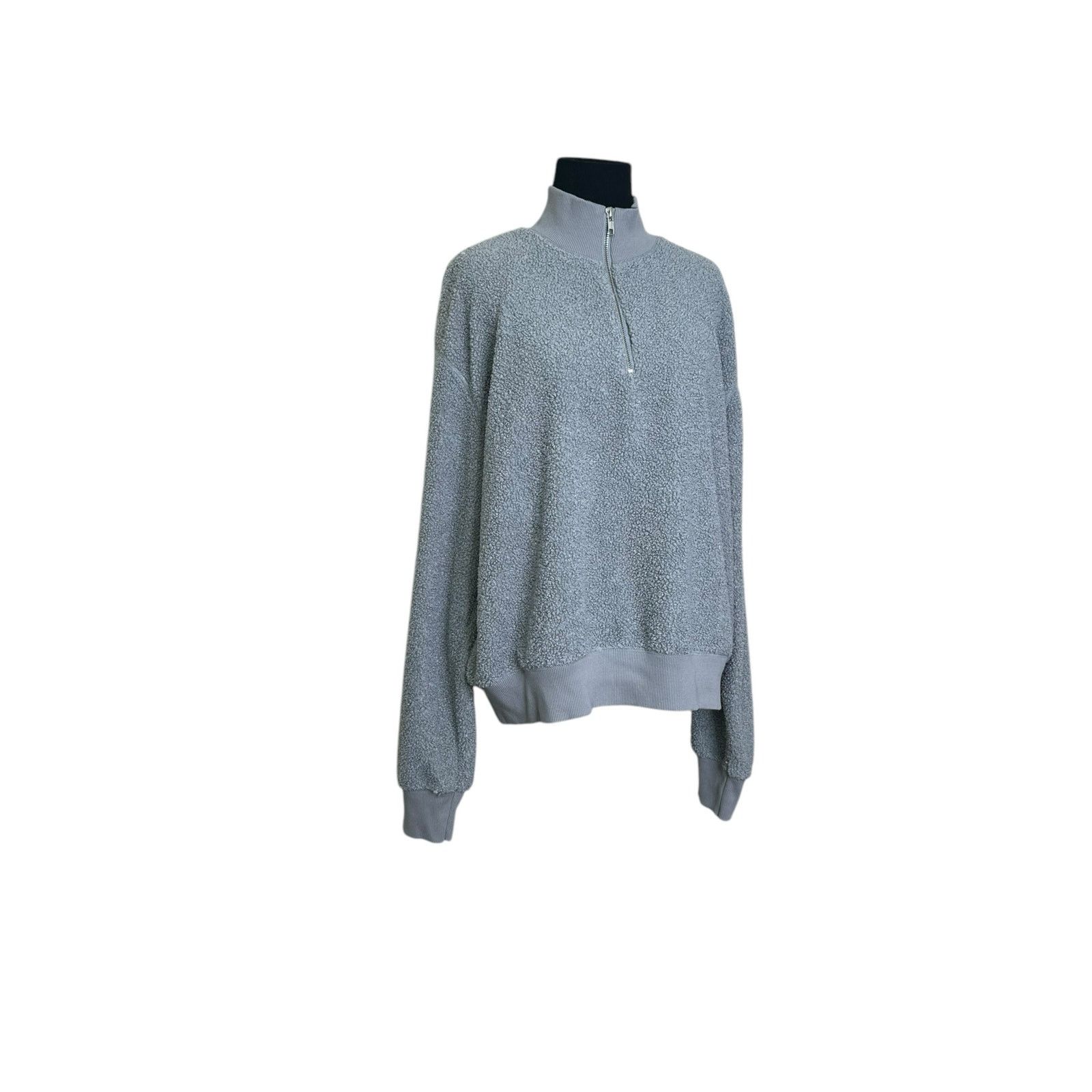 Topshop Topshop gray teddy long sleeves pullover sweater size 12 Size XL / US 12-14 / IT 48-50 - 13 Thumbnail