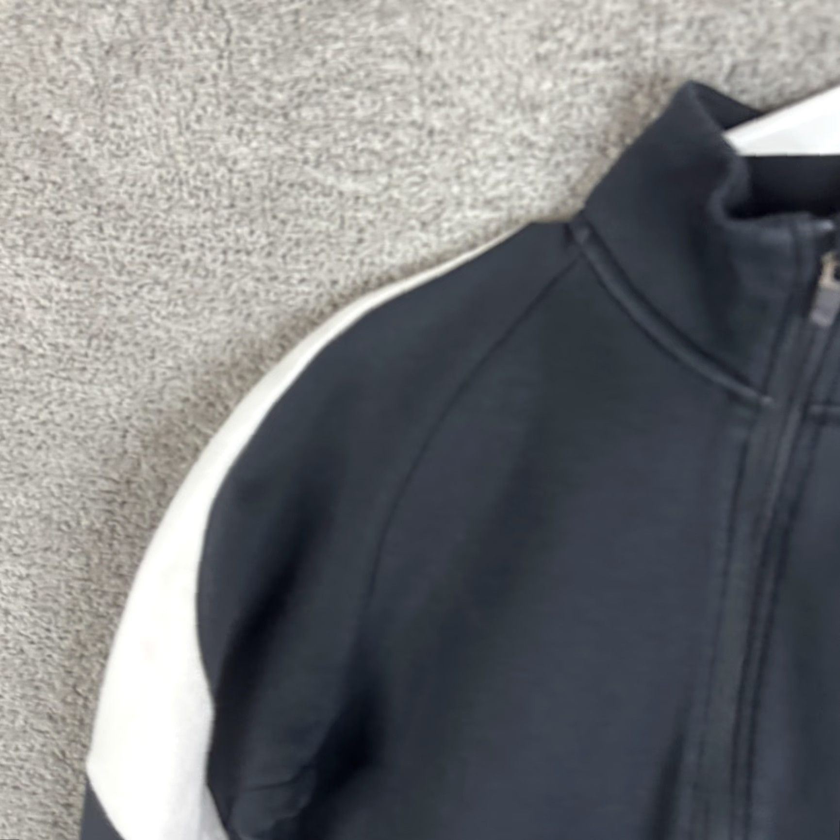 Puma PUMA Track Jacket Mens M Black White Colorblock Full Zip Logo 854581-01 Size US M / EU 48-50 / 2 - 5 Thumbnail