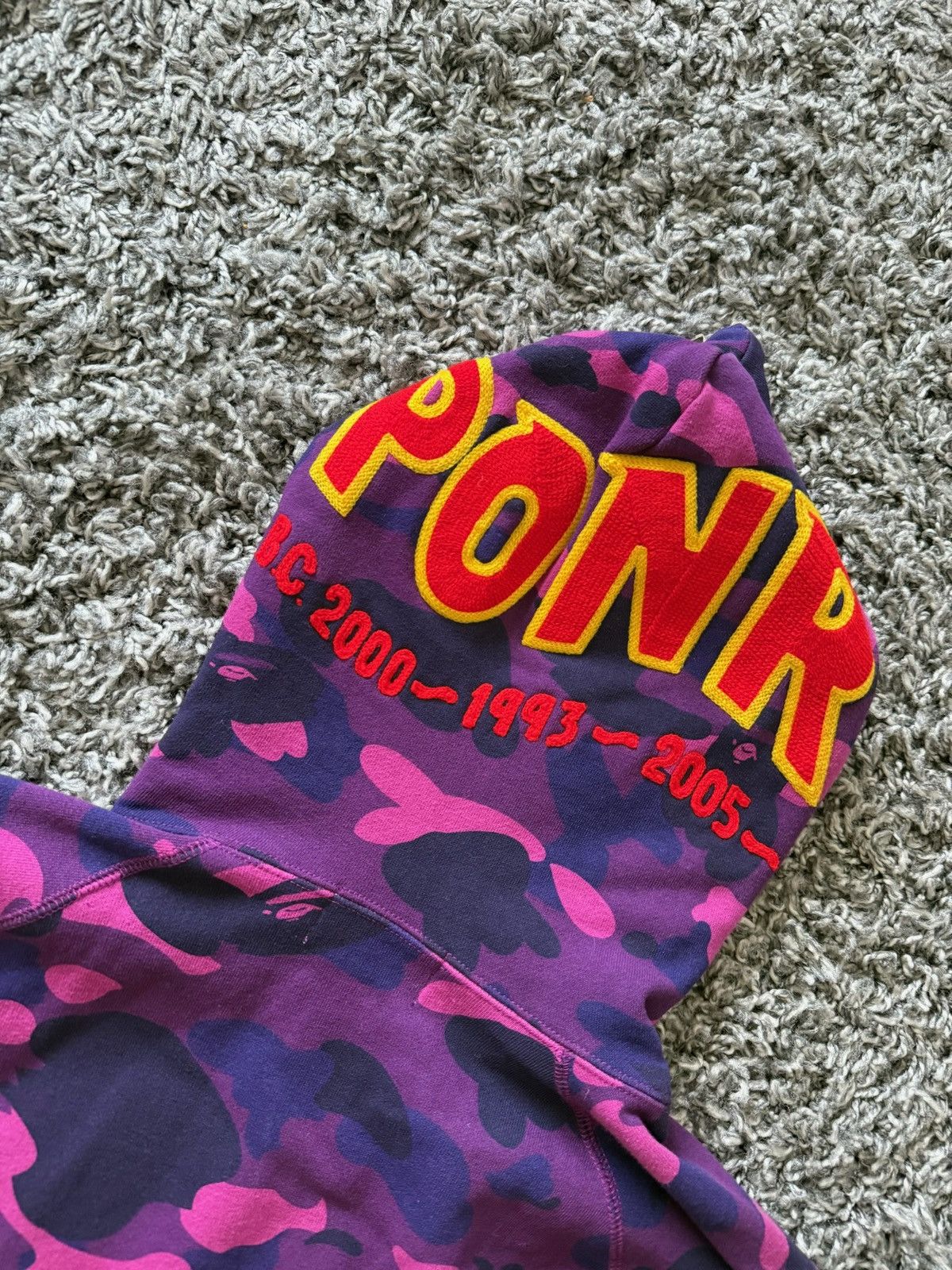 Bape Bape Purple Camo Shark Zip Up Size US S / EU 44-46 / 1 - 3 Thumbnail