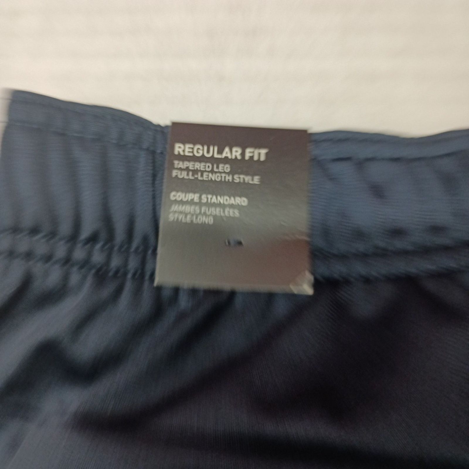 Adidas Adidas Joggers Men's M Navy Blue White Three Stripe Tricot Size US 30 / EU 46 - 10 Thumbnail