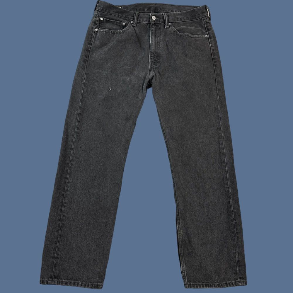 Levi's VINTAGE Levi's 505 Jeans Mens 36x32 Black Denim Regular Fit Zip Fly Casual Size US 36 / EU 52 - 1 Thumbnail