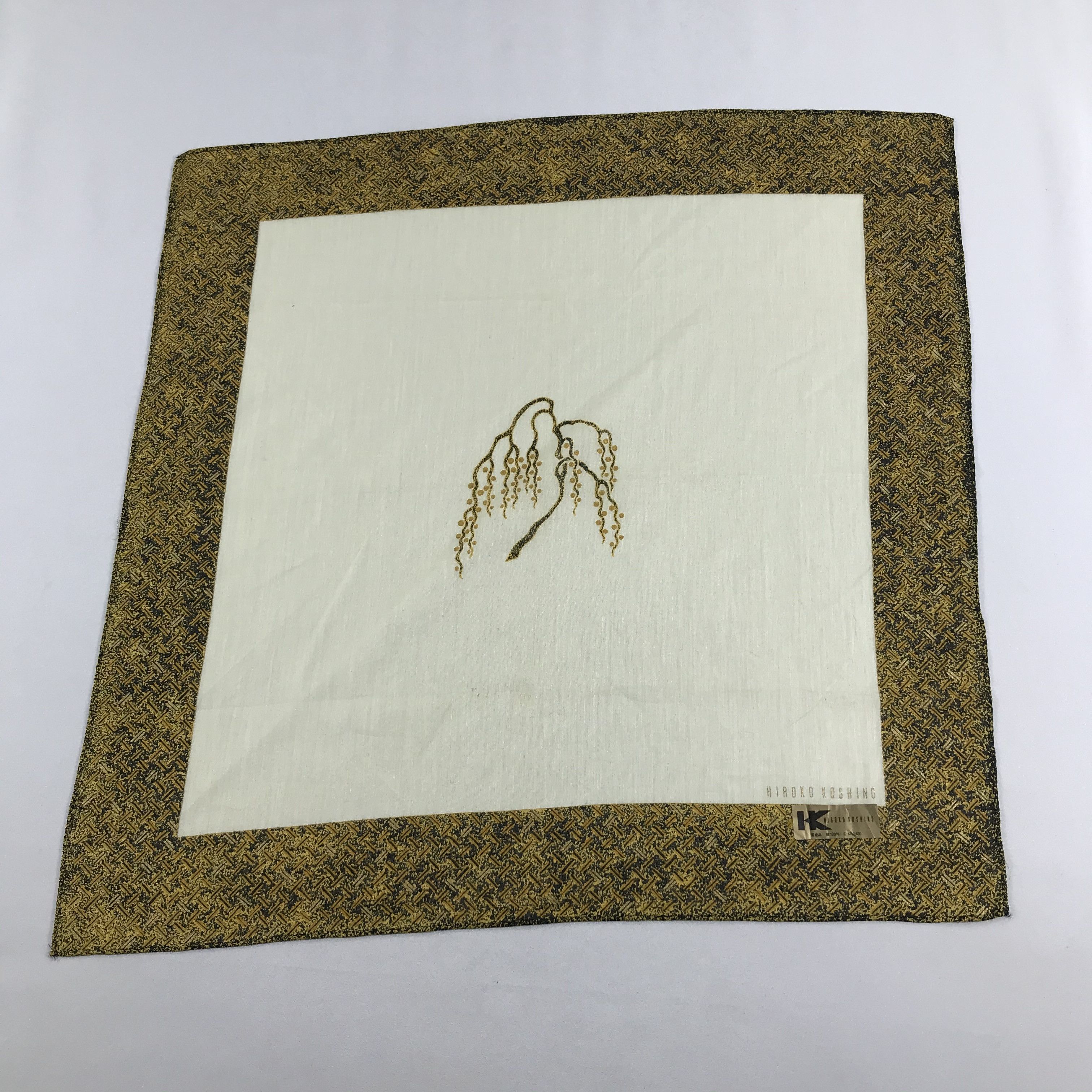 Hiroko Koshino Homme Hiroko Koshino Handkerchief Neckerchief Bandana H690 Size ONE SIZE - 2 Thumbnail