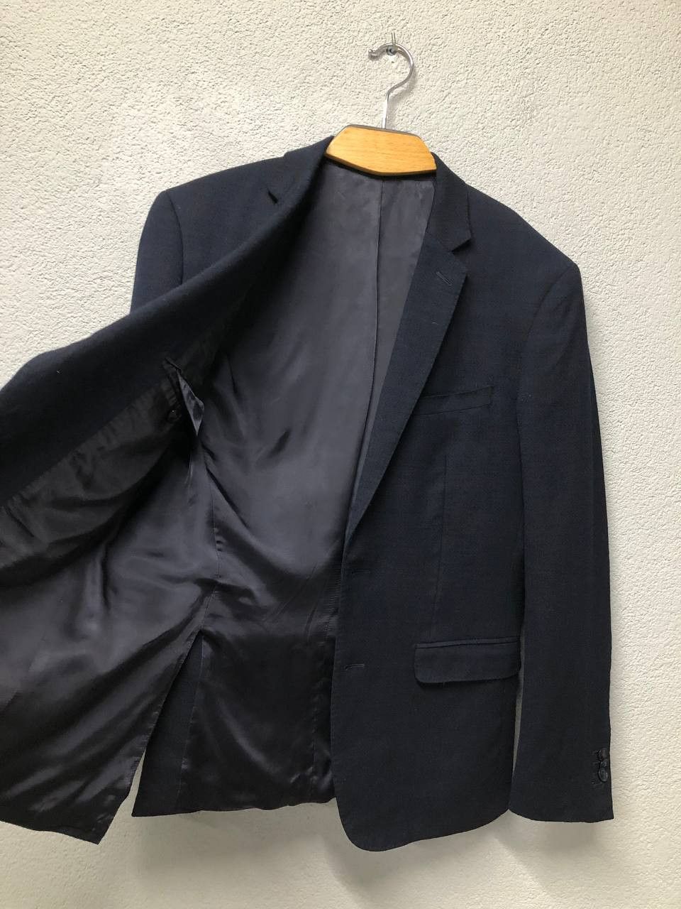 Boggi Boggi Milano mens wool blue blazer jacket 48 / Medium Size 48S - 7 Thumbnail
