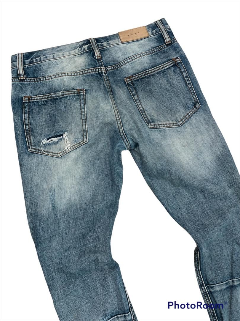 JNCO × MNML MNML distressed denim zipper leg skinny jeans size 32 Size US 32 / EU 48 - 8 Thumbnail