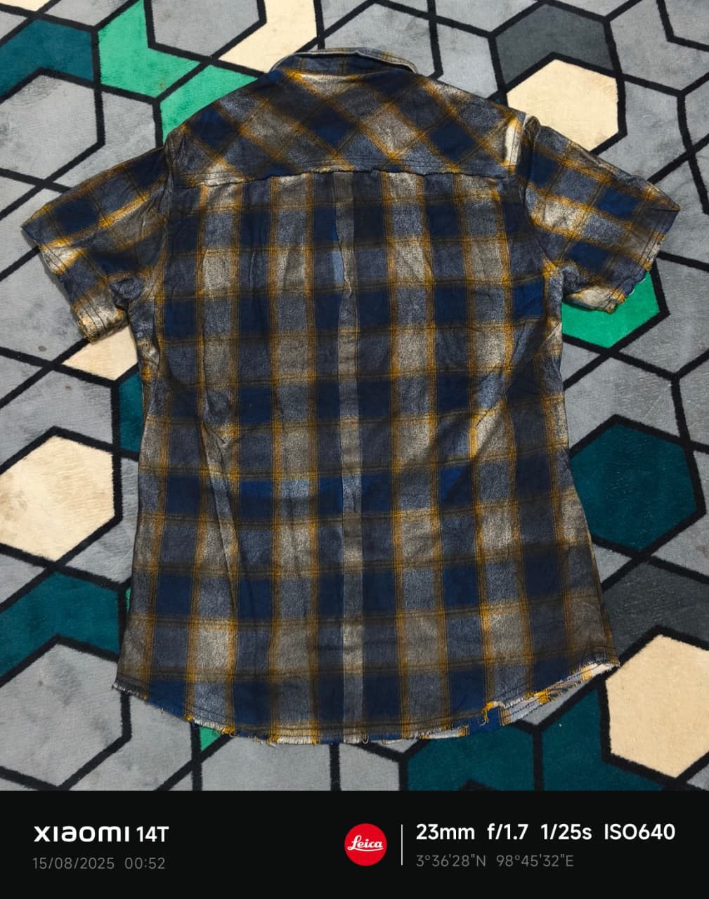 GOSTAR DE FUGA GOSTAR DE FUGA PLAID BUTTON UP SHIRT Size US S / EU 44-46 / 1 - 5 Thumbnail