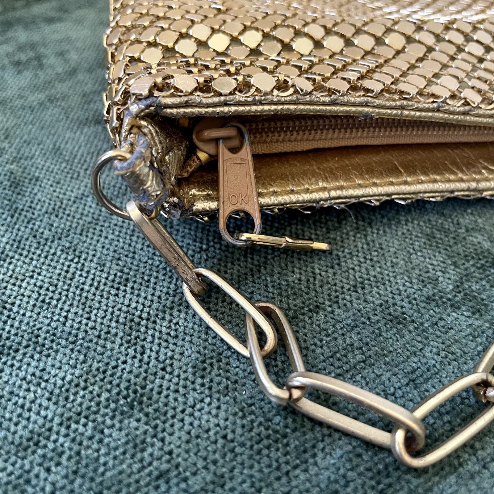 Vintage Vintage MCM Gold Mesh Metallic Chain Link Shoulder Bag Size ONE SIZE - 9 Thumbnail