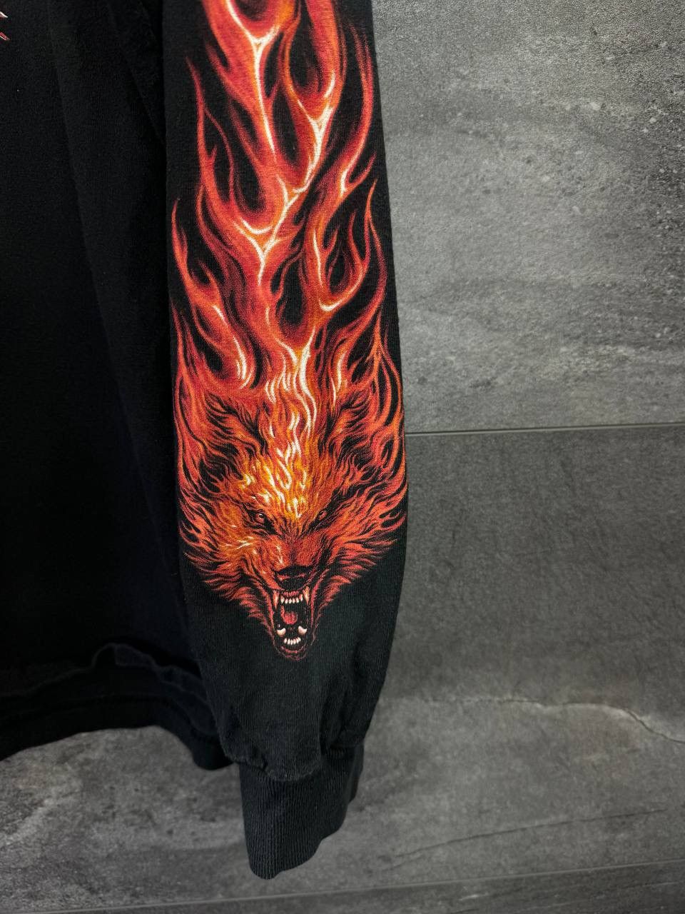 Vintage Vintage Survivors Harley Davidson 2005 Wolf Longsleeve Shirt Size US XXL / EU 58 / 5 - 3 Thumbnail