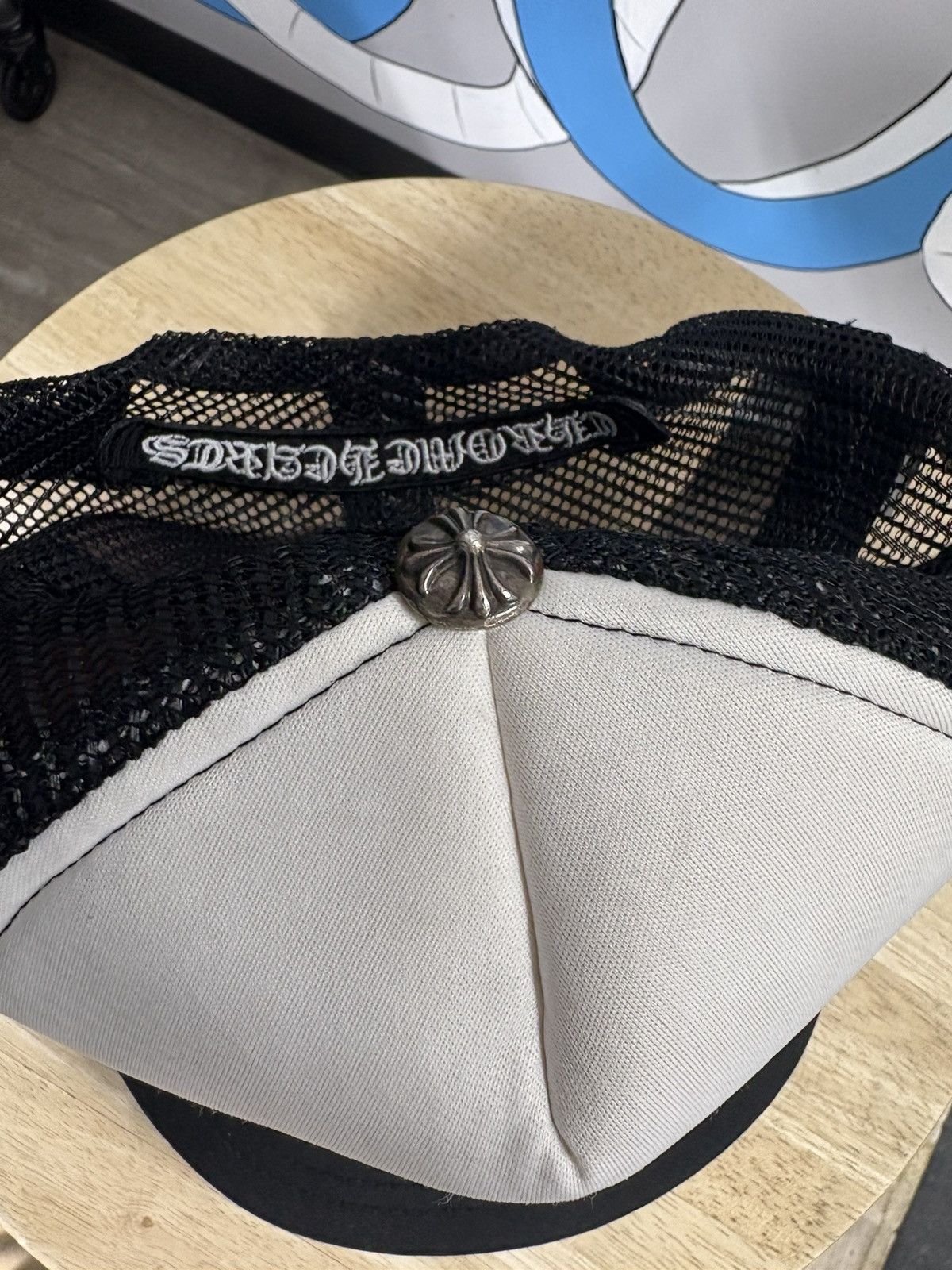 Chrome Hearts Chrome Hearts Triple Cross Hat Hollywood White Size ONE SIZE - 2 Thumbnail