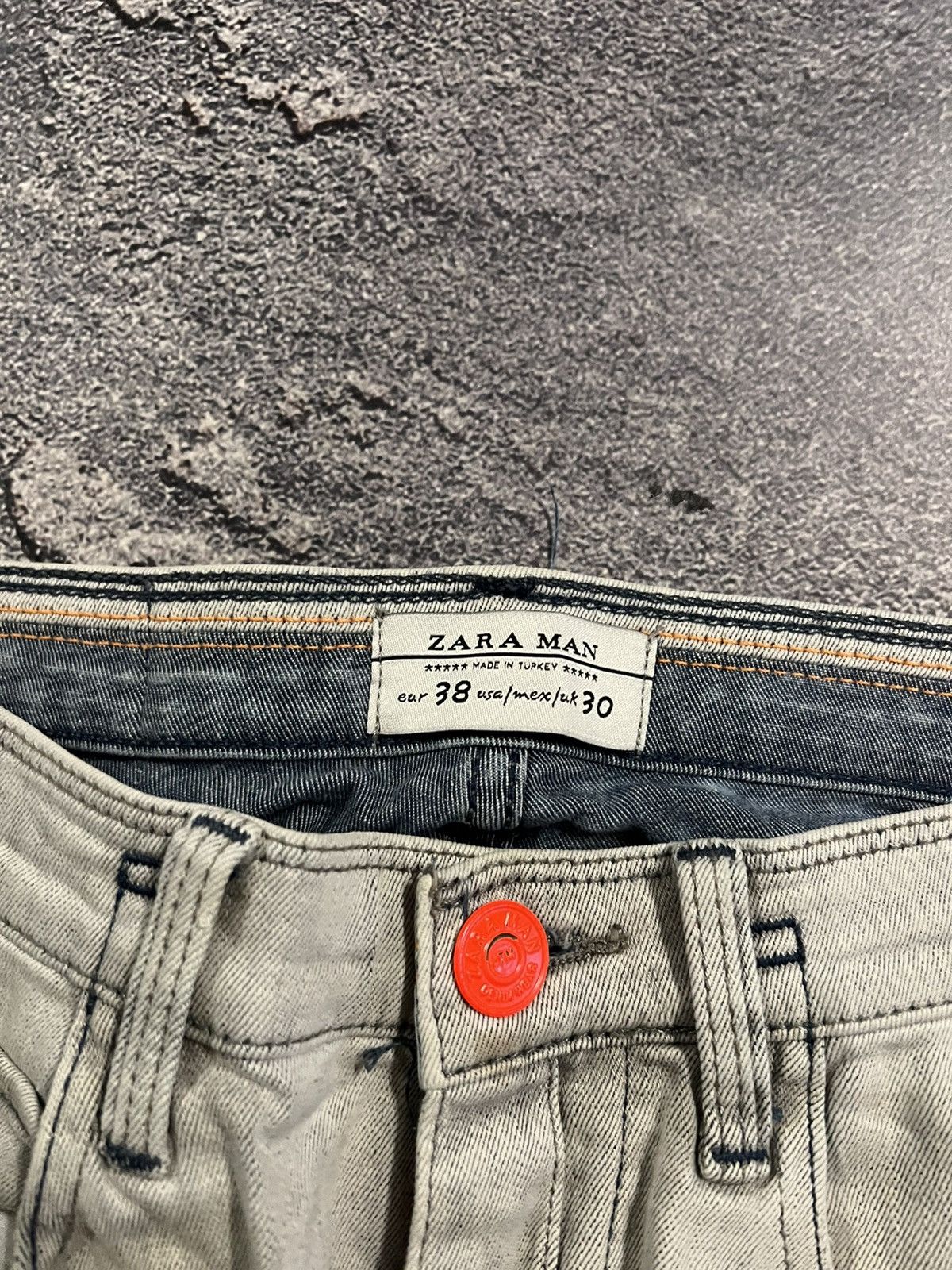 Japanese Brand Y2K Number Nine Style White Skinny / Glamour Vintage Jeans Size US 30 / EU 46 - 6 Thumbnail