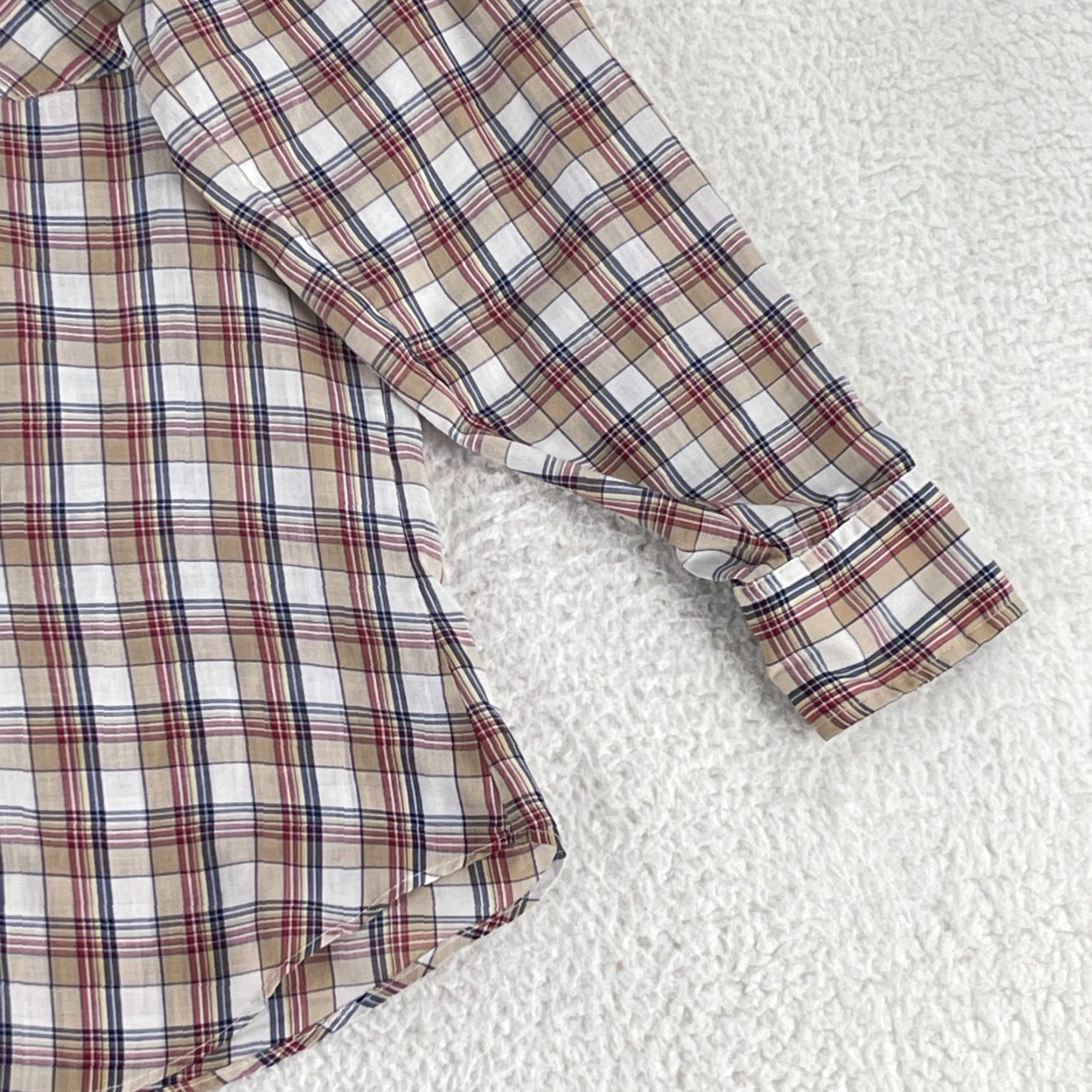 Levi's Levi's Plaid Button-Up Long Sleeve Shirt Mens L Blue VTG Casual Lightweight Cotton 90s Western Regular Size US L / EU 52-54 / 3 - 4 Thumbnail