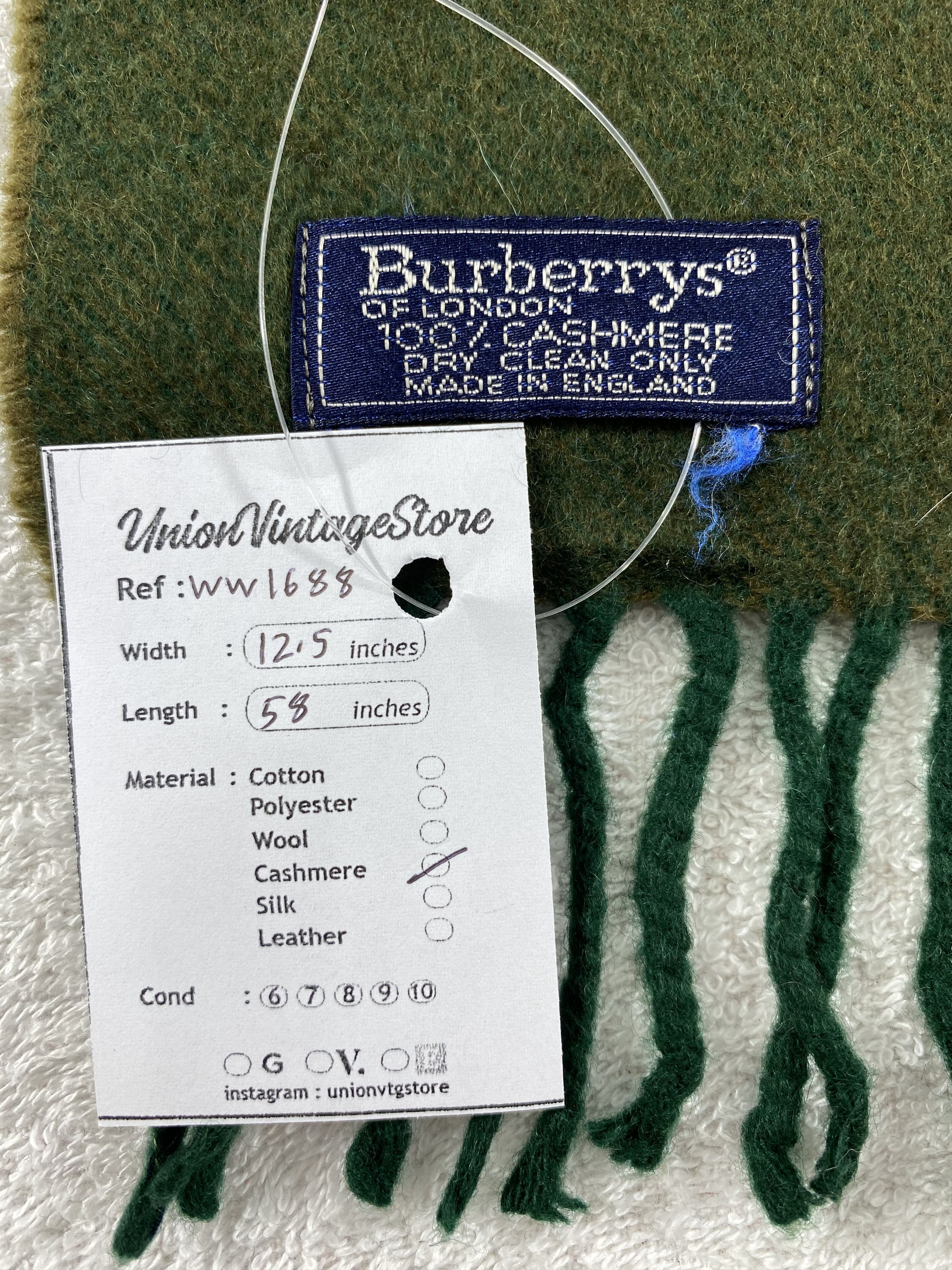 Burberry × Vintage Burberry Scarf / Muffler / Neckwear - WW1688 Size ONE SIZE - 5 Thumbnail