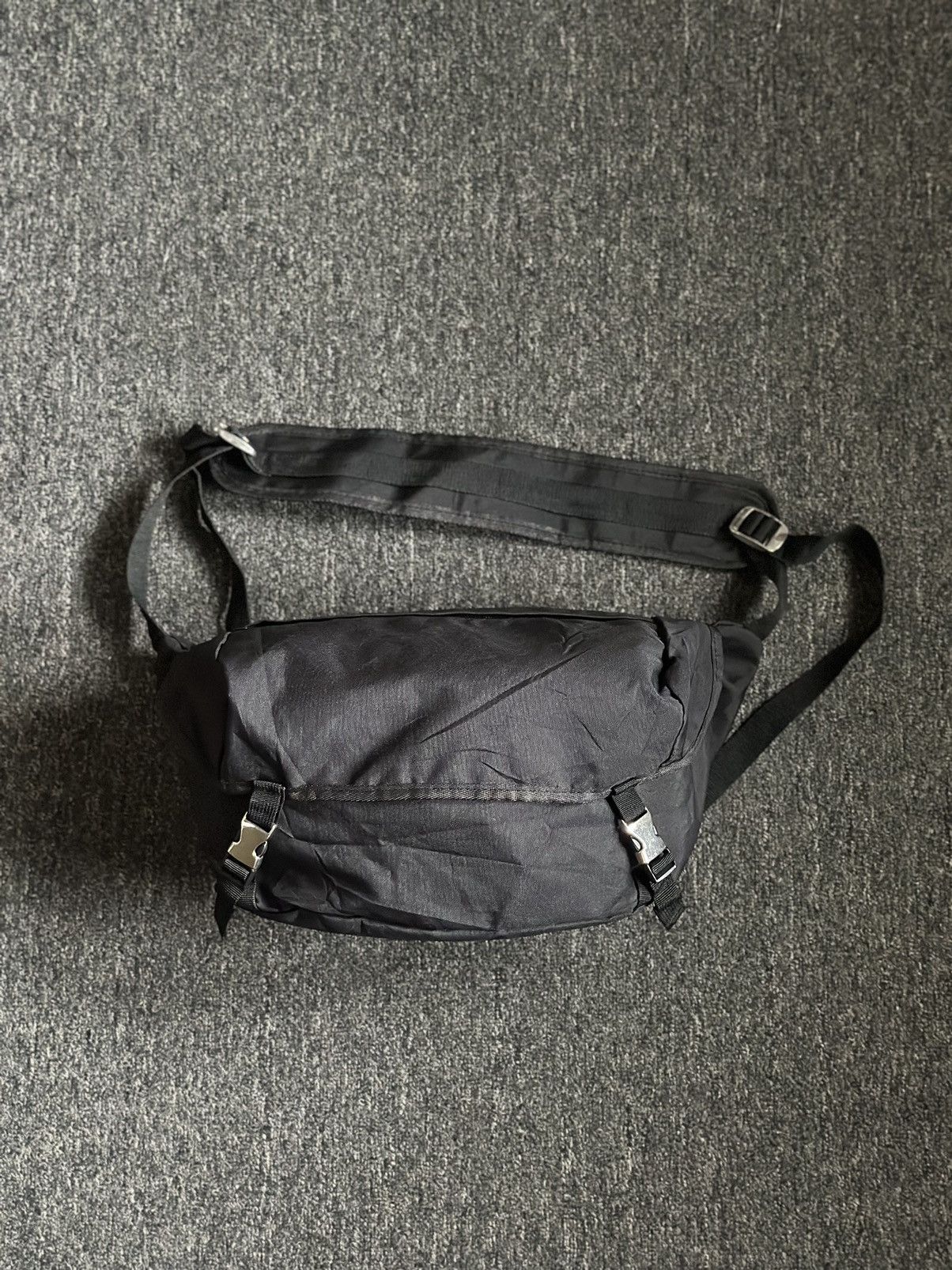 Japan Nylon Crossbody Bag in Black, Men's