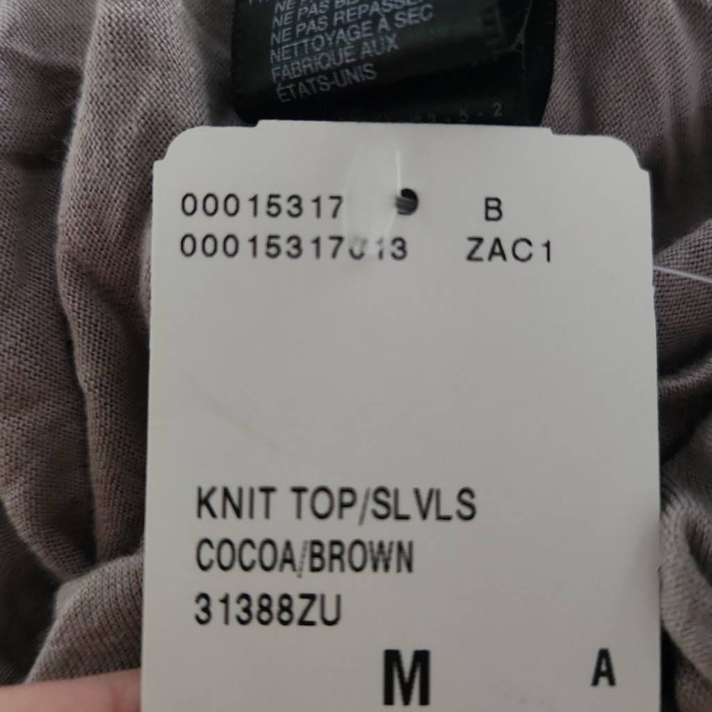 Forever 21 Forever 21 Women's Size Medium Cocoa Brown Crochet Back Ruch Size M / US 6-8 / IT 42-44 - 4 Thumbnail