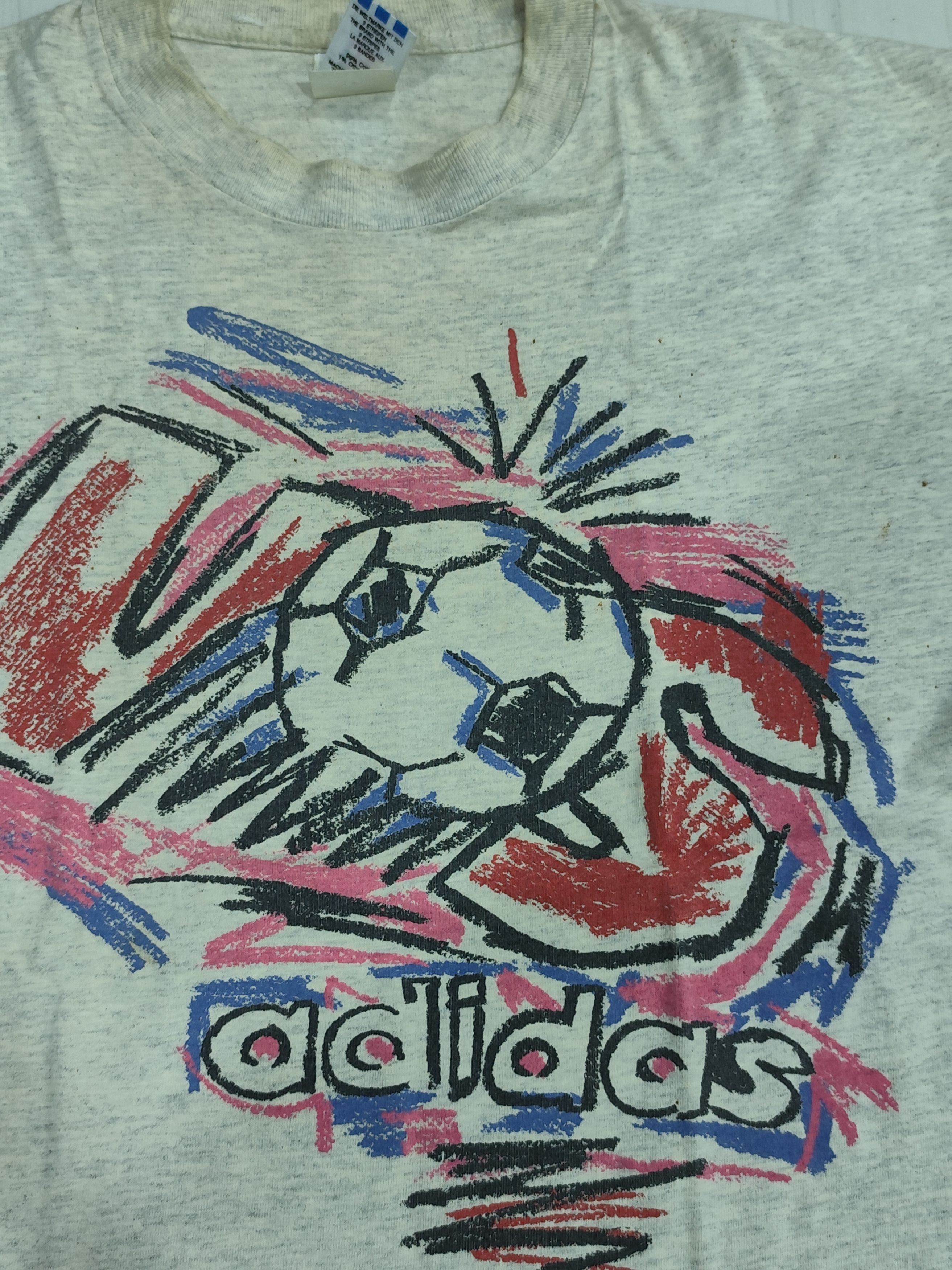 Vintage Vintage adidas 1994 worldcup USA shirt Size US M / EU 48-50 / 2 - 4 Thumbnail