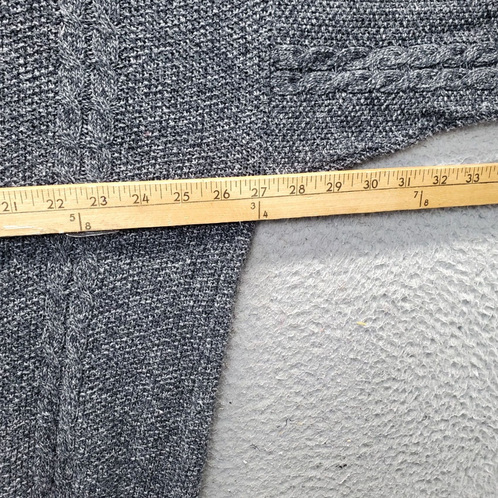 Vintage Woolrich Sweater Mens 2XL Gray Cable Knit Raglan Sleeve Outdoorwear Size US XXL / EU 58 / 5 - 4 Thumbnail