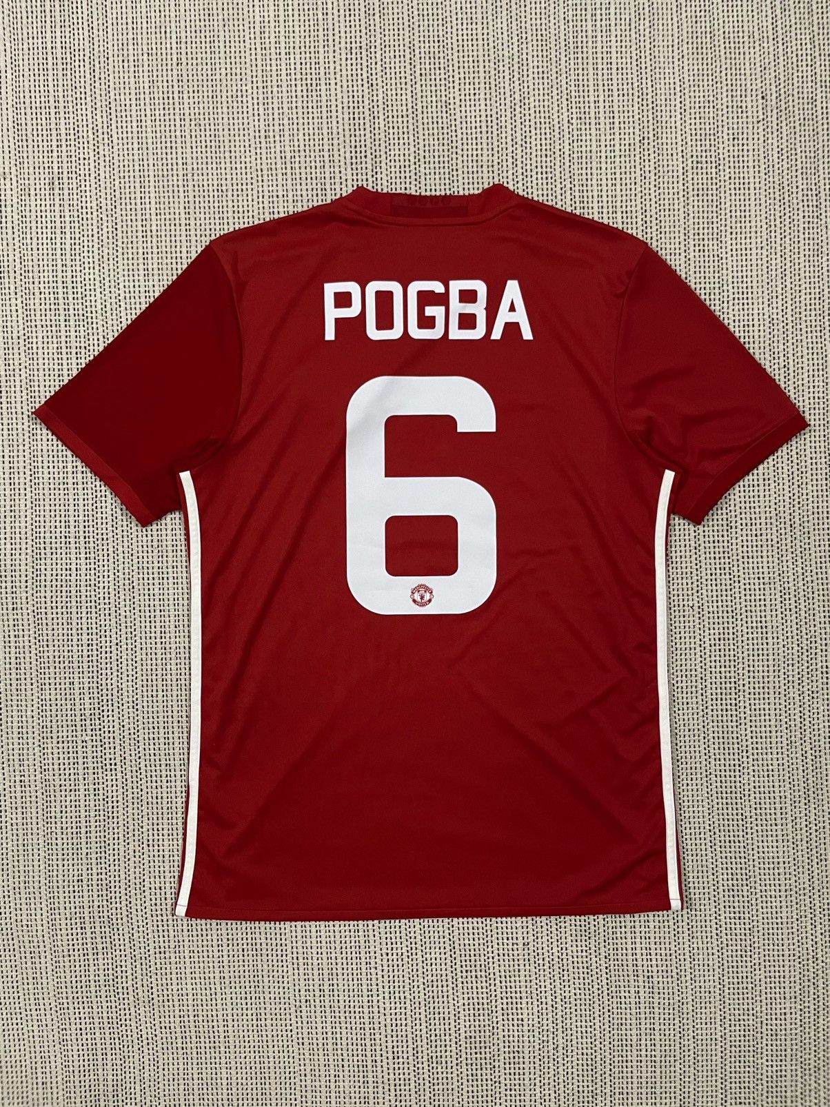 Adidas Manchester United 2016 Home Kit Nameset 6 Pogba Size US M / EU 48-50 / 2 - 2 Thumbnail