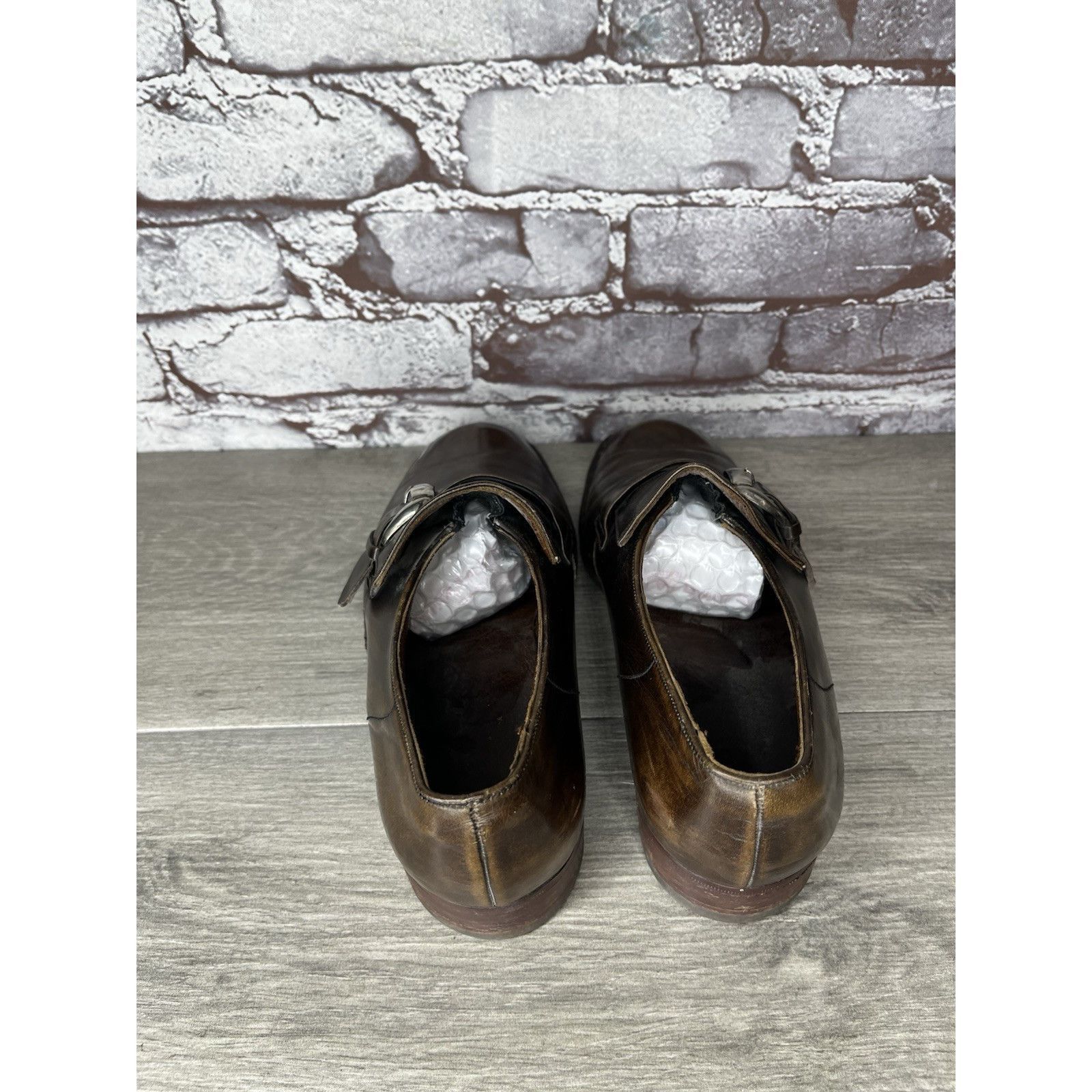 Barker Barker Dark Brown Leather Monk Dress Loafers England Shoes M Size US 7 / EU 40 - 6 Thumbnail