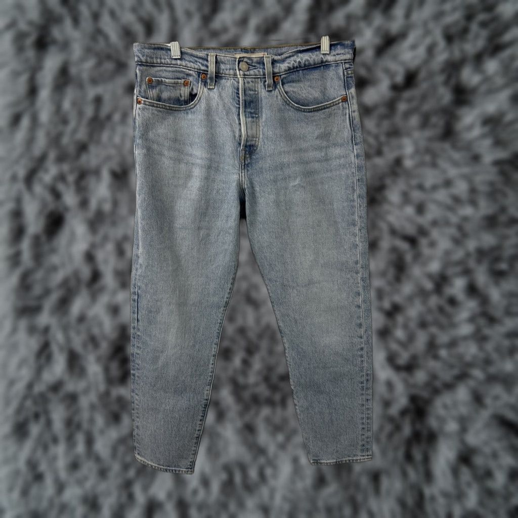 Levi's Levi's Premium Jeans Womens 30x27 Blue Big E Wedgie Denim Straight Fit Button Denim Jeans Women Retro 5-Pocket Medium Wash Regular Rise Size 30" / US 8 / IT 44 - 1 Thumbnail