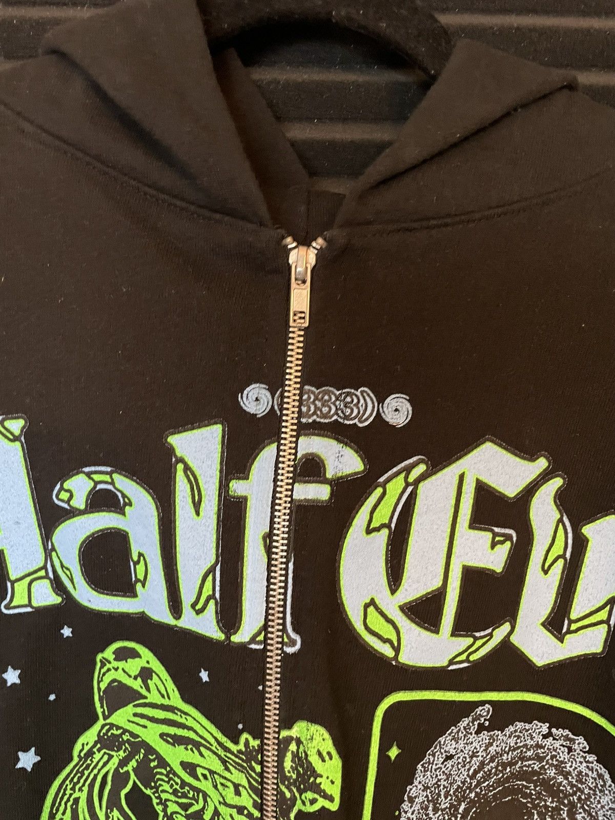 Half Evil Half Evil From Another Dimension Zip Up hoodie black XXL Size US XXL / EU 58 / 5 - 2 Thumbnail
