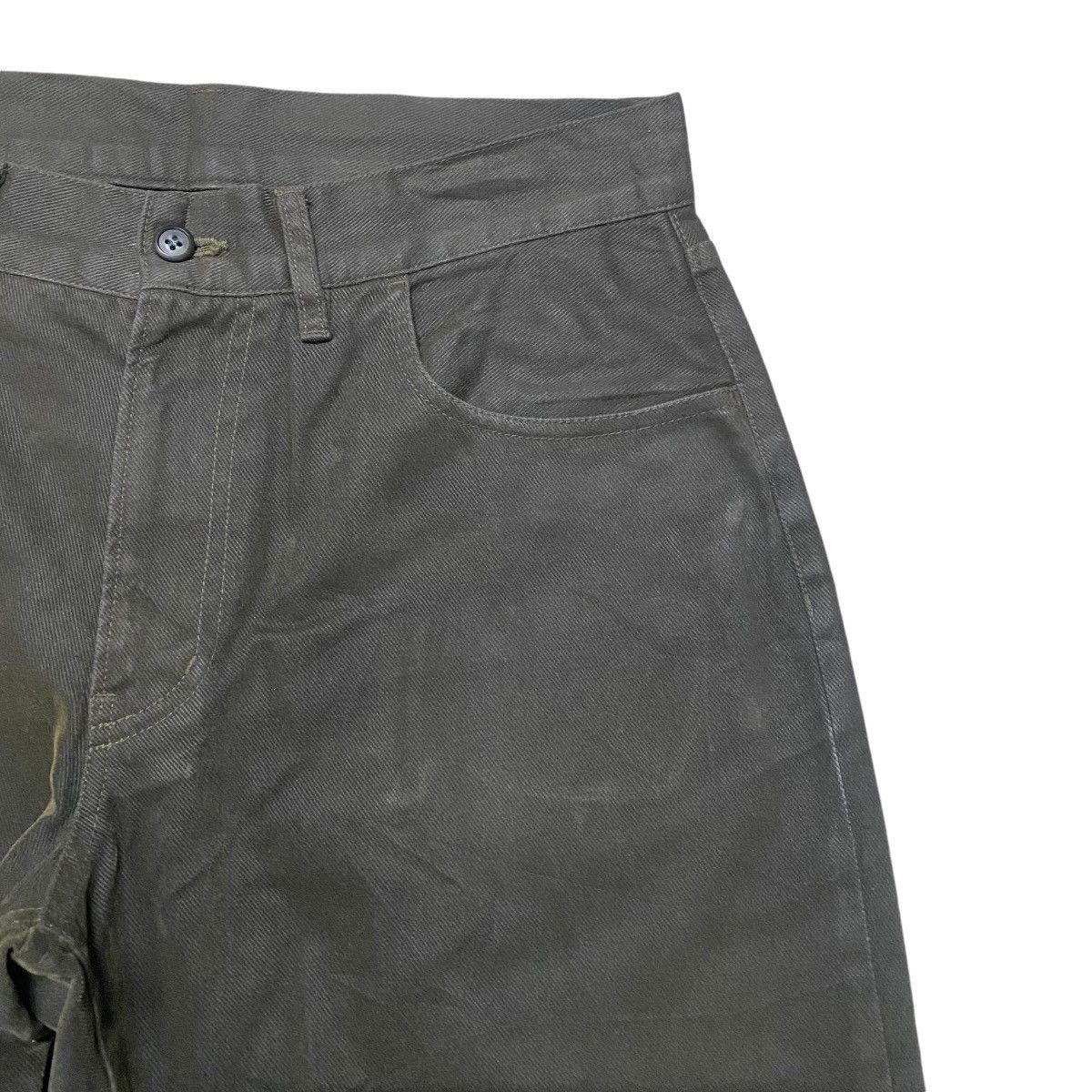 PPFM Vintage PPFM Coated Waxed Baggy Jeans Size US 30 / EU 46 - 5 Thumbnail
