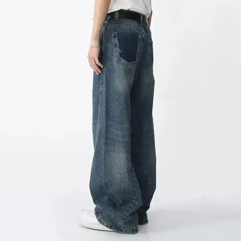 Japanese Brand Y2K Vintage Wide Leg Jeans Japanese brand style Size US 34 / EU 50 - 4 Thumbnail