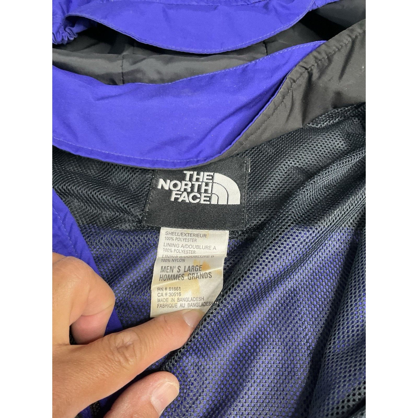 The North Face Vtg 90s The North Face Windbreaker Hooded Jacket Men's L Size US L / EU 52-54 / 3 - 5 Thumbnail