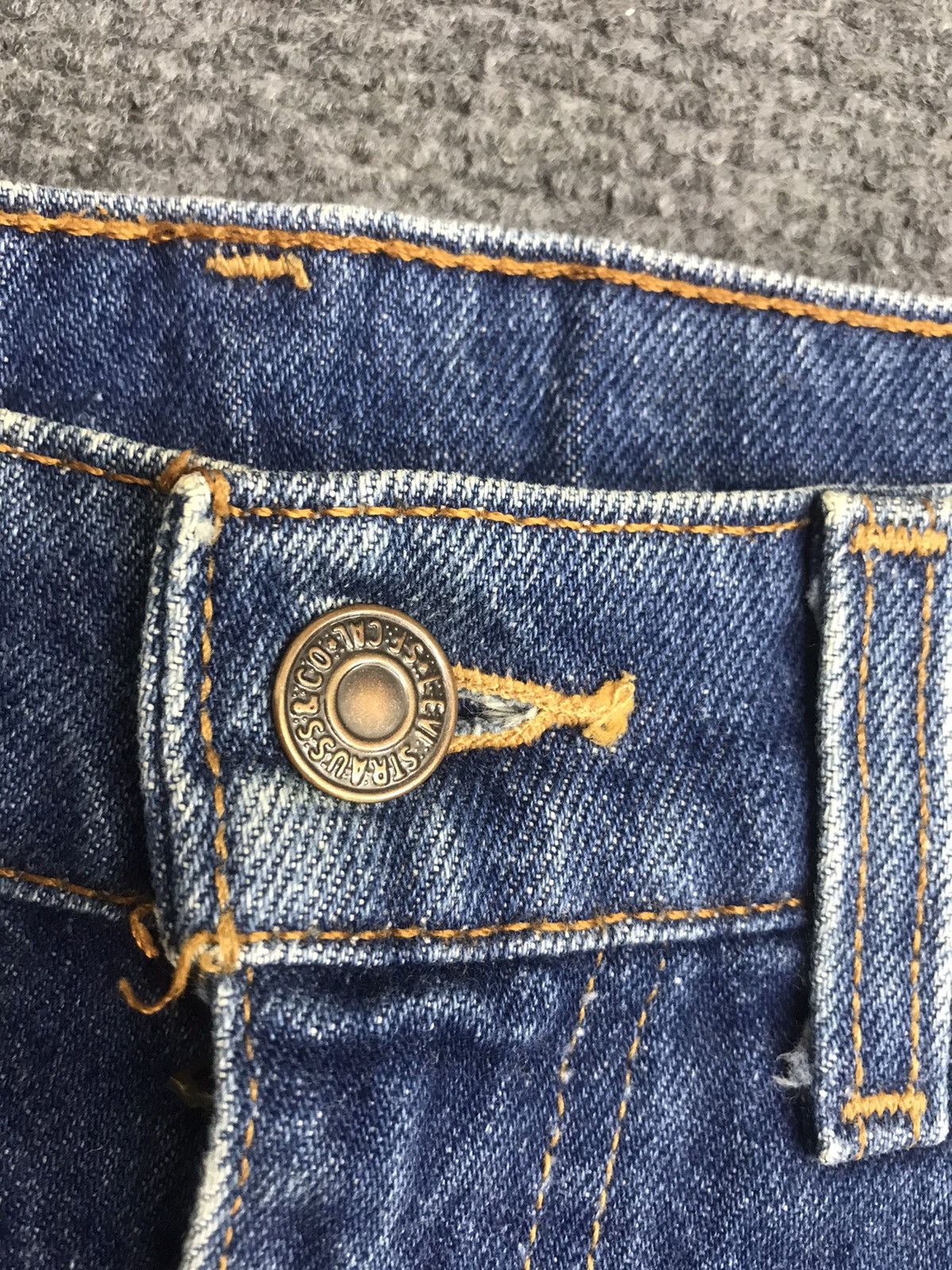 Levi's 💥Flare 90s💥Vintage 90s Levis 517 Flare Blue Wash Jeans Size US 27 - 8 Thumbnail