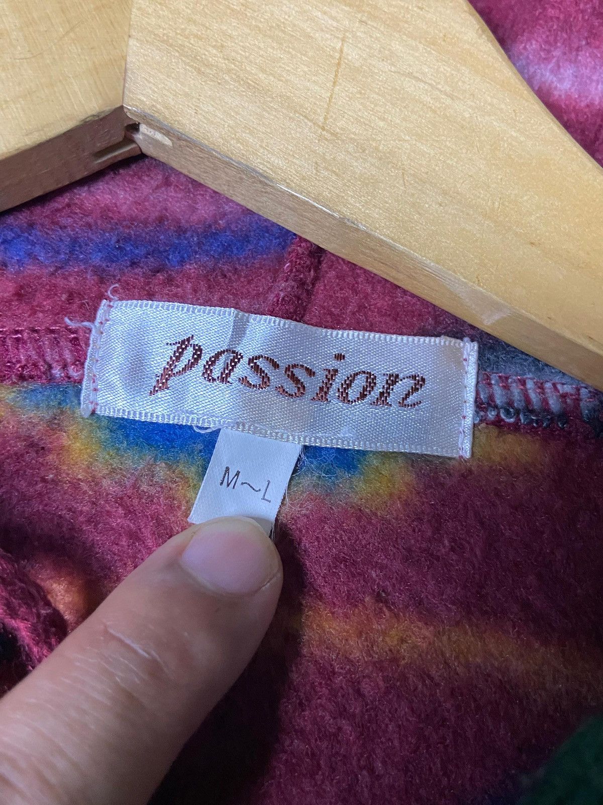 Japanese Brand Passion Brand Native Design Fleece Jacket (145) Size US M / EU 48-50 / 2 - 7 Thumbnail