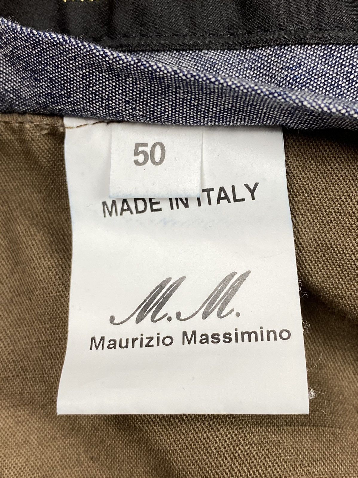 Other Maurizio Massimino Brown Front Pocket Tapered Cargo Pants 50 Size US 34 / EU 50 - 15 Thumbnail