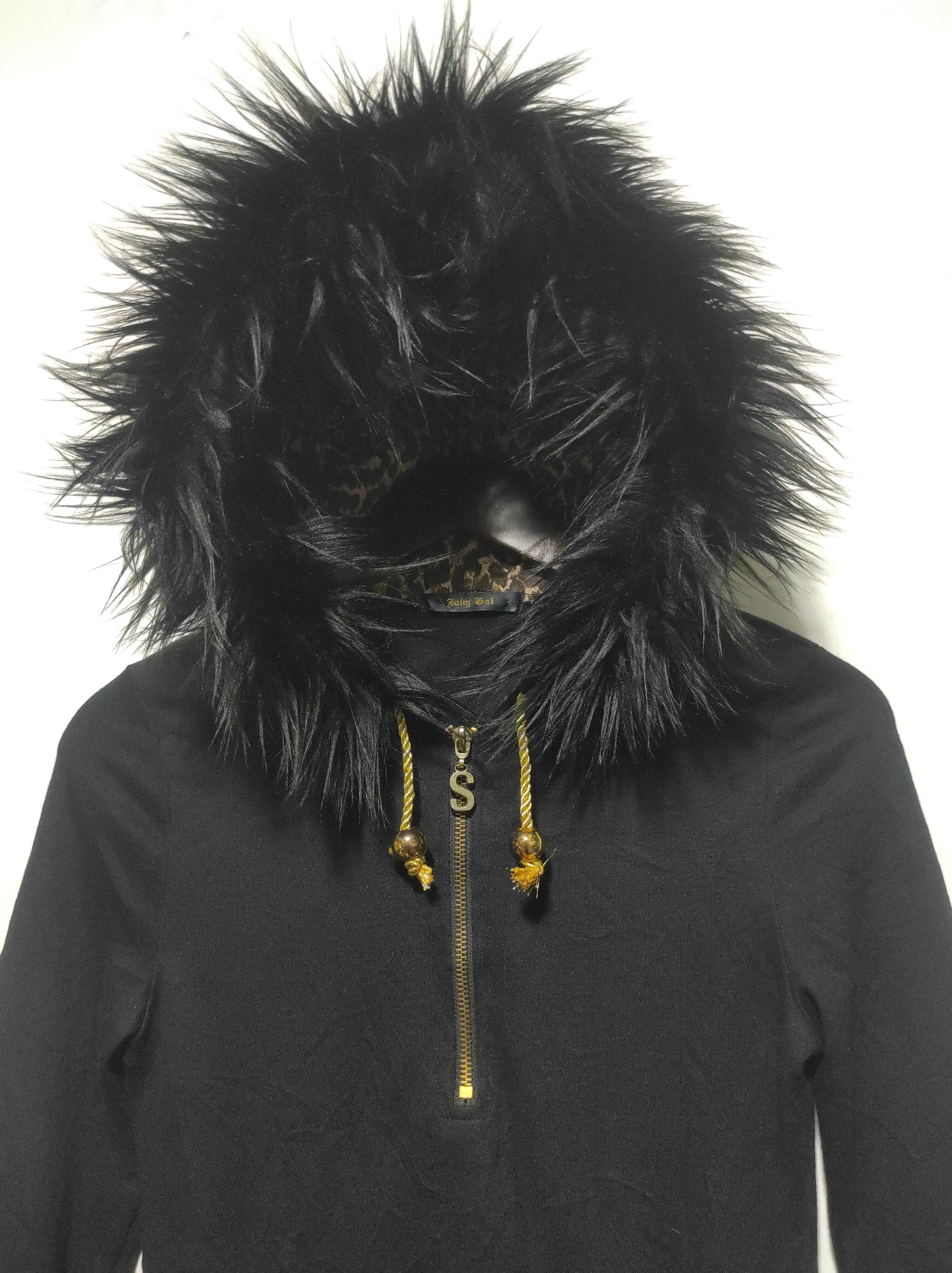 Hysteric Glamour Jolly Gal Half Zipper Fur Hoodie IfSixWasNine LGB style Size XS / US 0-2 / IT 36-38 - 3 Thumbnail