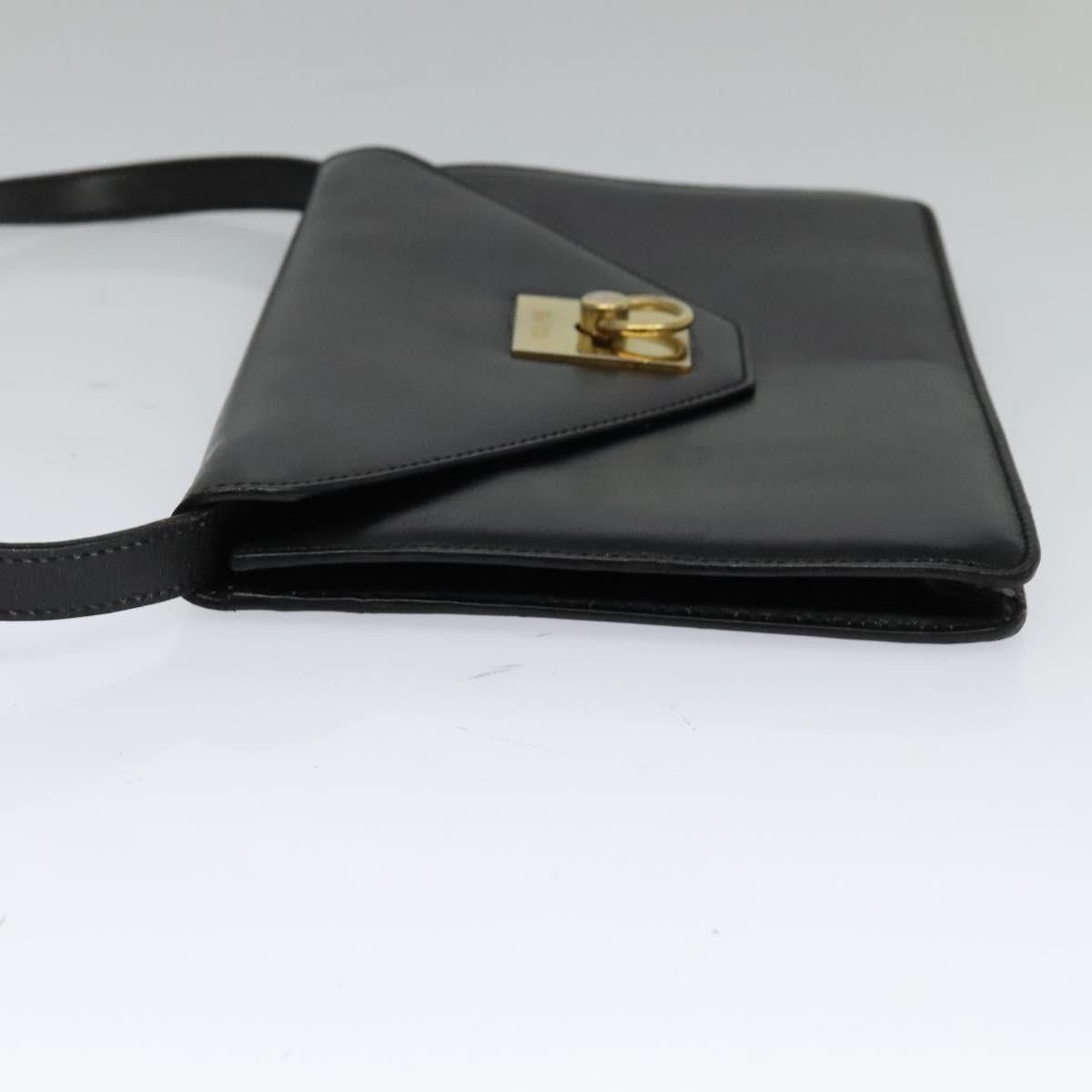 Celine CELINE Shoulder Bag Leather Black Gold Size ONE SIZE - 4 Thumbnail