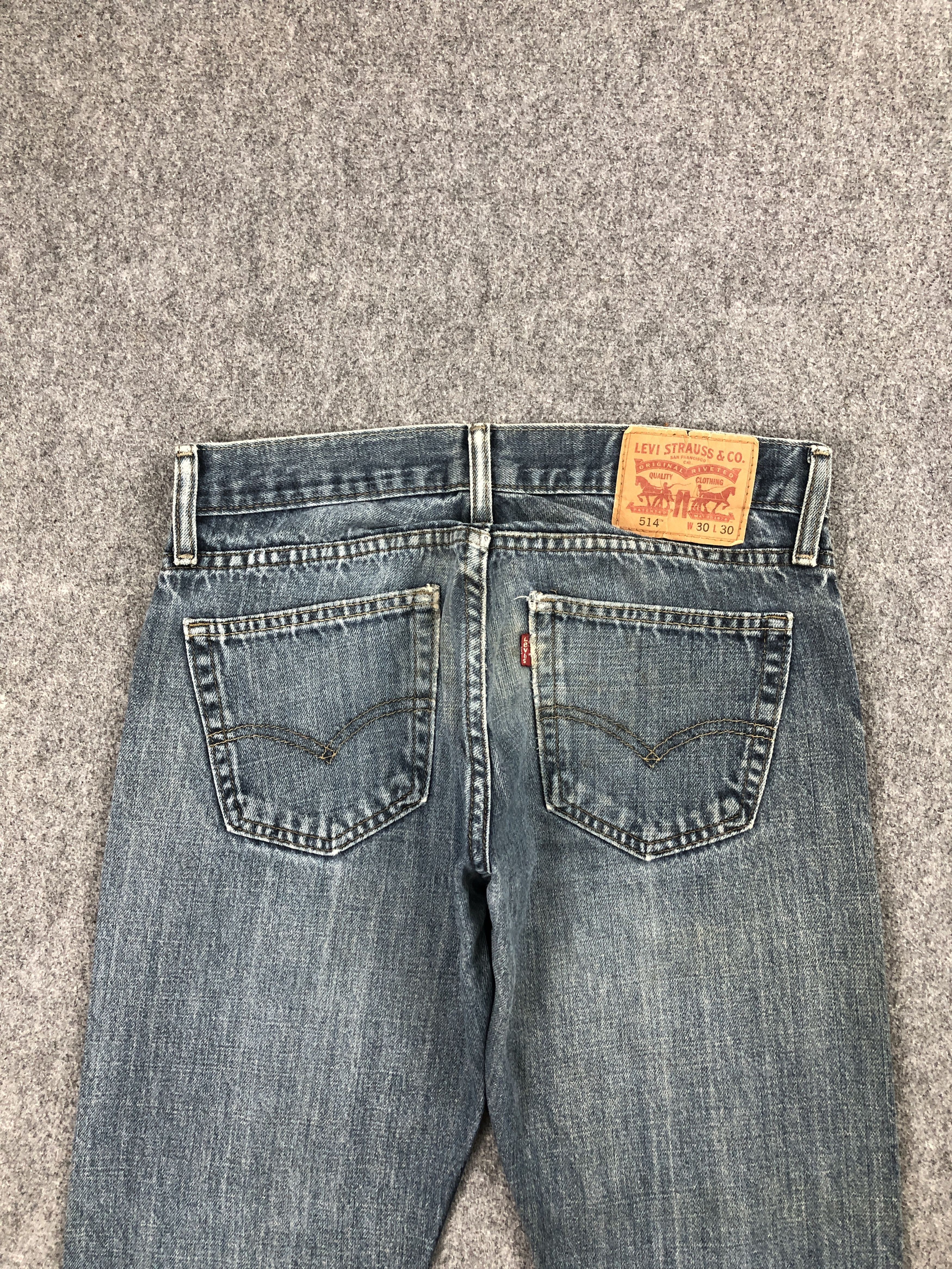 Levi's Vintage Levis 514 Faded Distressed Jeans DP2441 Size US 29 - 4 Thumbnail