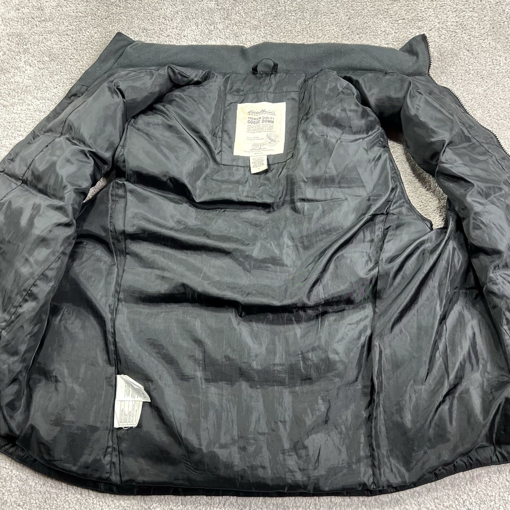 Eddie Bauer VINTAGE Eddie Bauer Puffer Vest Men’s L Black Premium Quality Goose Down Full Zip Size US L / EU 52-54 / 3 - 6 Thumbnail