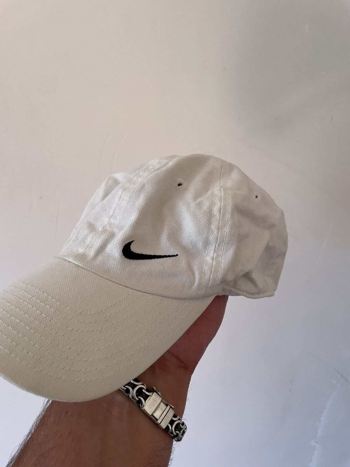 Nike × Vintage Nike vintage Cap big side double logo Size ONE SIZE - 2 Thumbnail