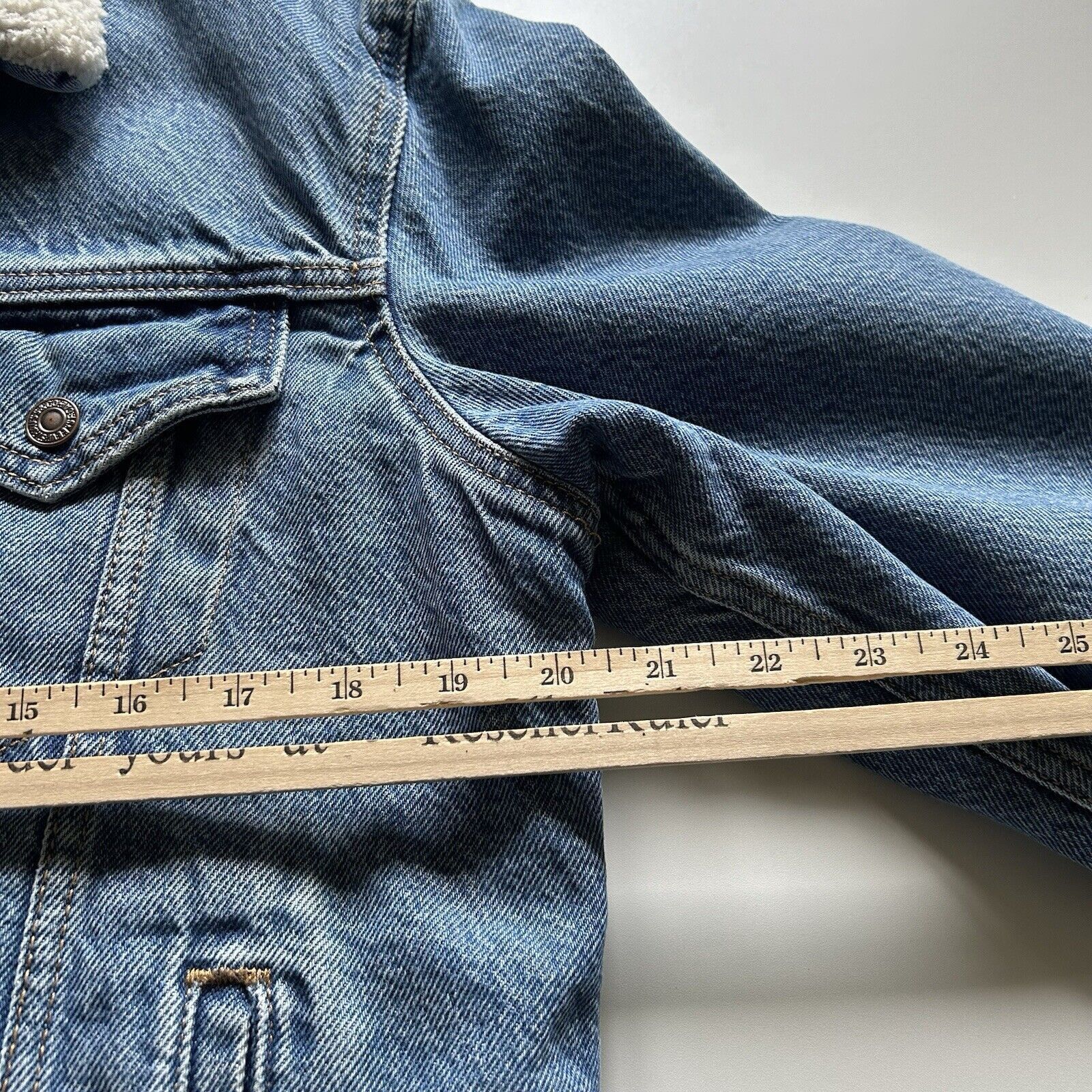 Levi's Vintage Y2K Levi's Sherpa Lined Denim Trucker Jacket Medium Size M / US 6-8 / IT 42-44 - 6 Thumbnail