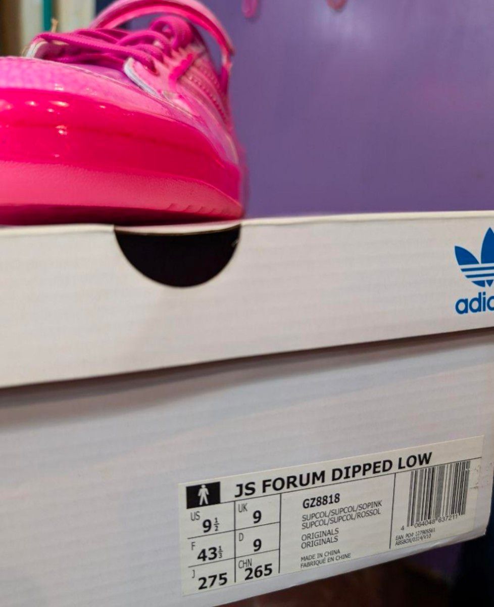 Adidas × Jeremy Scott ADIDAS x JEREMY SCOTT Low Top Sneakers Pink US 9.5 Size US 9.5 / EU 42-43 - 14 Thumbnail