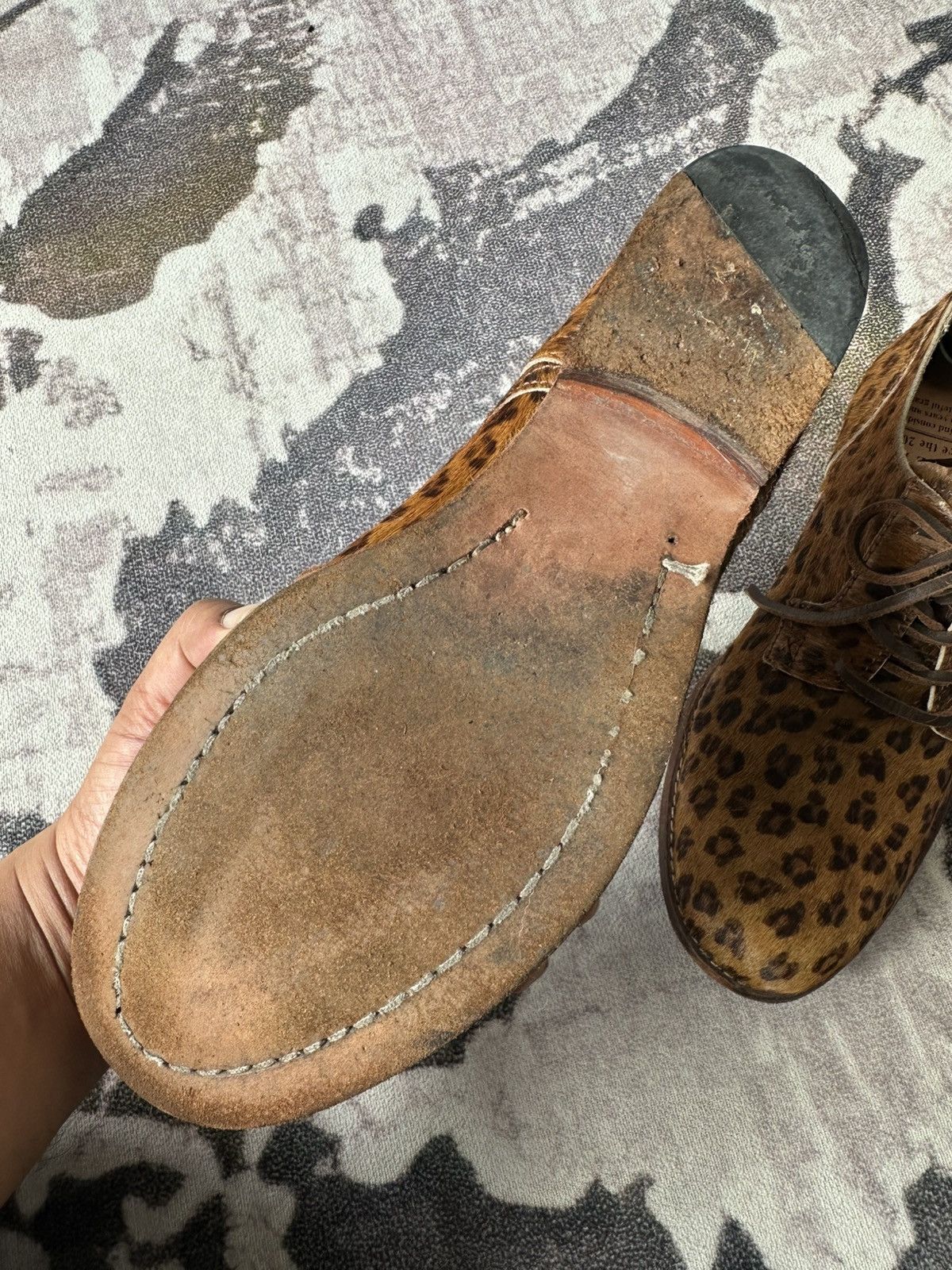 14th Addiction 00’s Rattletrap leopard leathers shoes Size US 6 / EU 39 - 14 Thumbnail