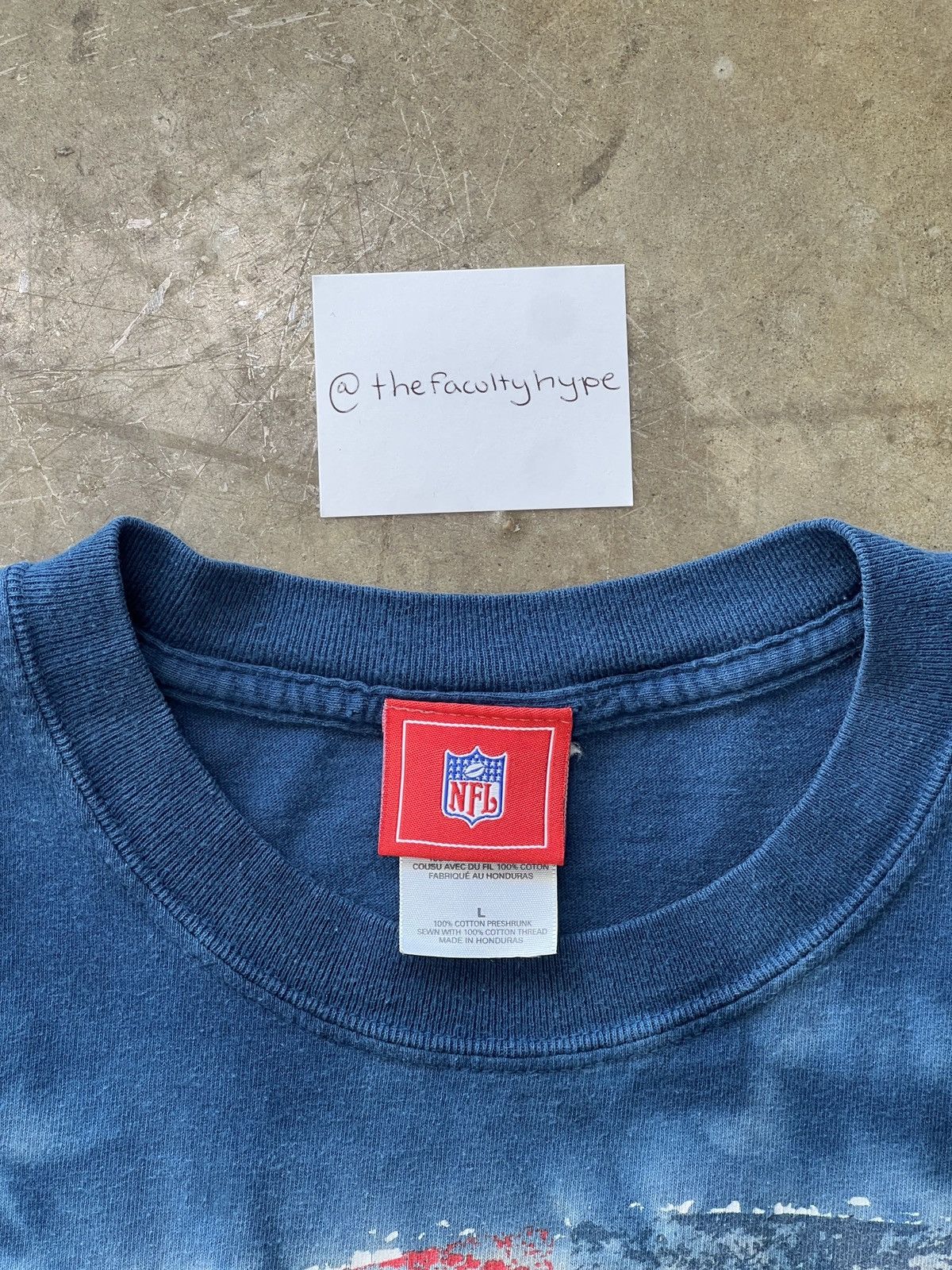 NFL × Vintage Vintage NFL New England Patriots Tie Dye Football Tee Large Size US L / EU 52-54 / 3 - 3 Thumbnail