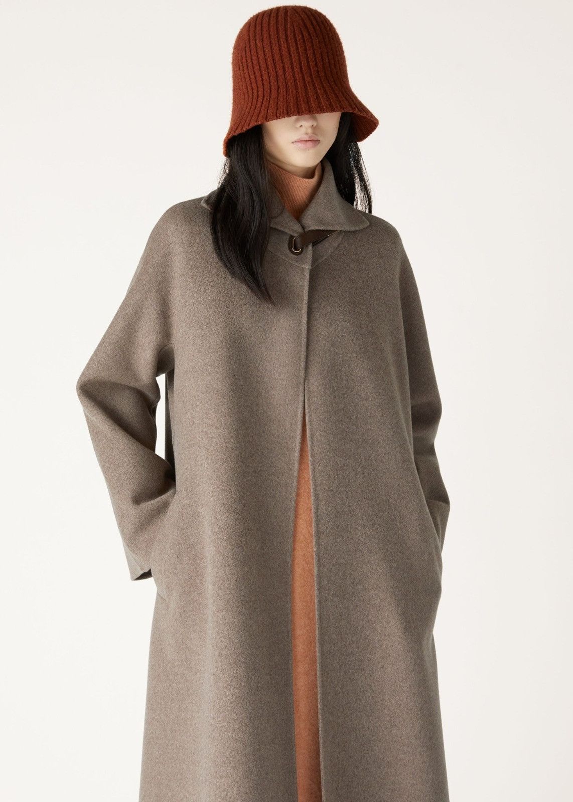 Loro Piana o1srvl11e1125 FAO3278 Vincent Coat in Brown Size L / US 10 / IT 46 - 7 Thumbnail
