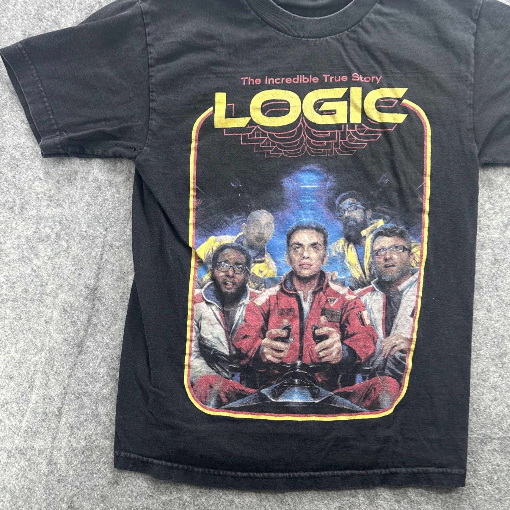 Other Logic Shirt Mens Medium Black The Incredible True Story Rap Tour Tee Rapper Size US M / EU 48-50 / 2 - 3 Thumbnail