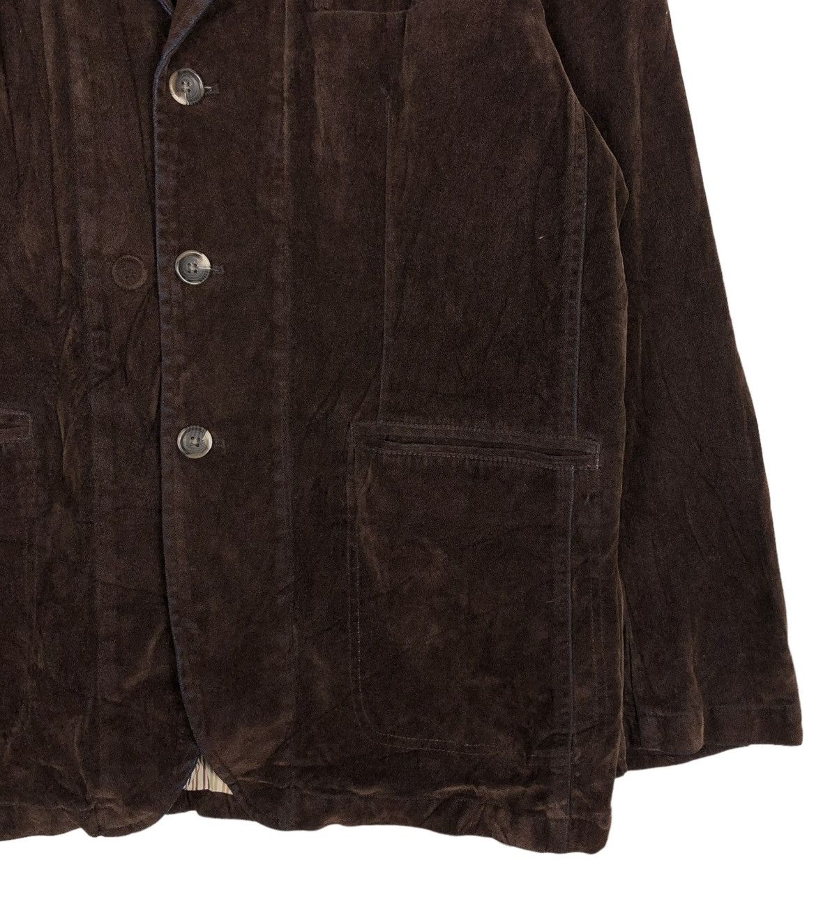 Japanese Brand 🔥VINTAGE CHORE VELVET WORK JACKET KANSAI JEANS BLANKET Size US L / EU 52-54 / 3 - 6 Thumbnail