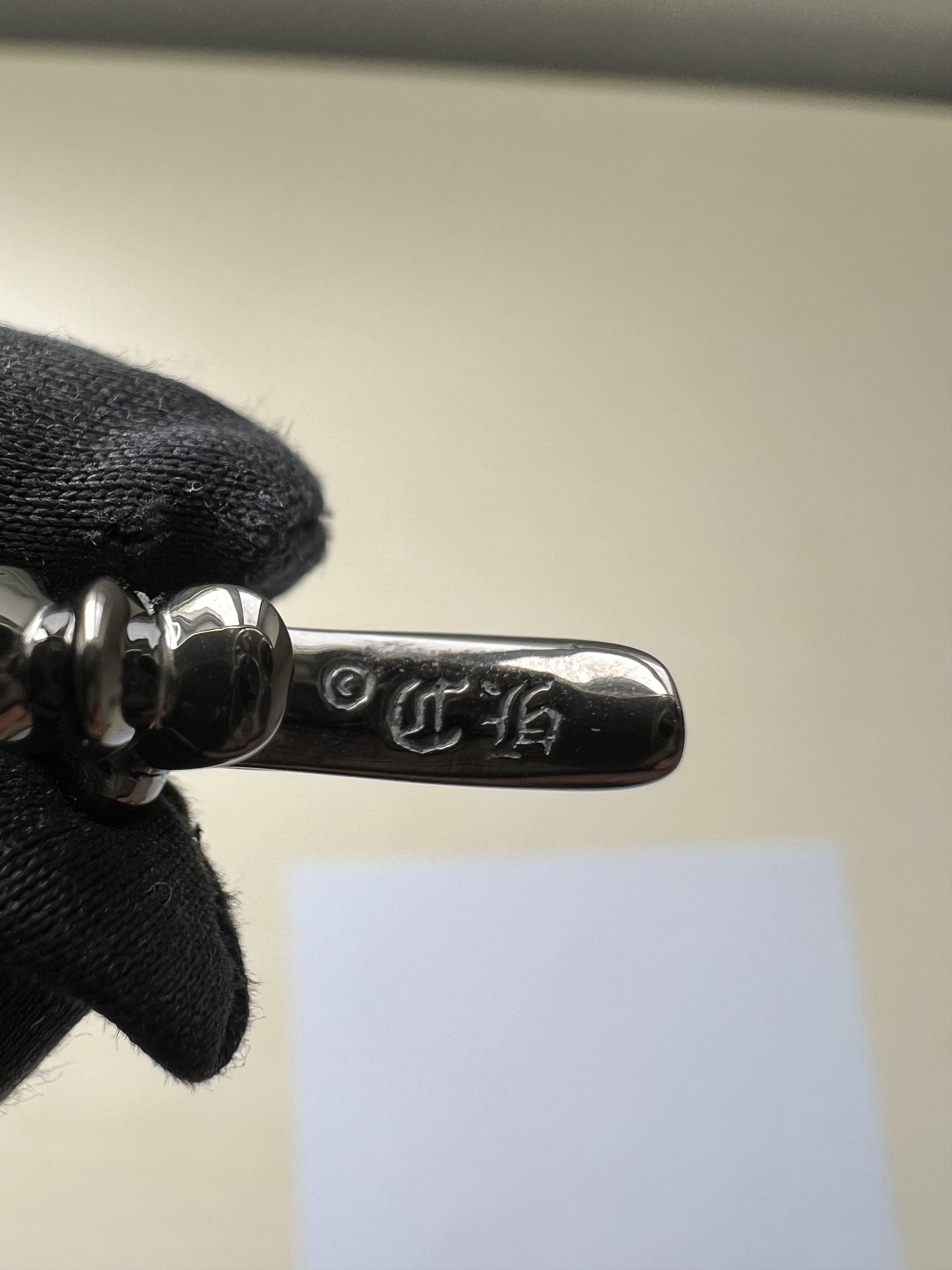 Chrome Hearts Chrome Hearts Silver Black Diamond Cross Charm Pendant Size ONE SIZE - 12 Thumbnail