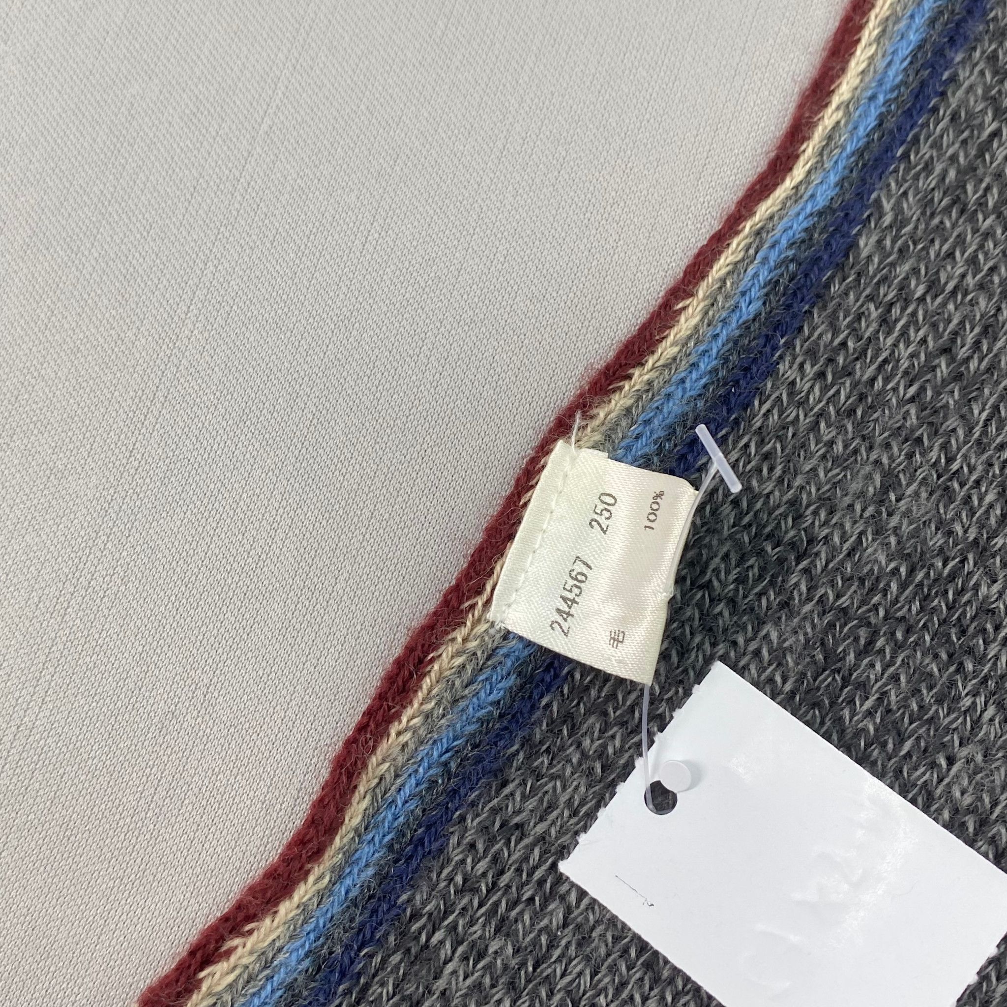 Paul Smith Vintage Paul Smith Scarf Muffler Wool Ribbed Knit Scarves Size ONE SIZE - 5 Thumbnail