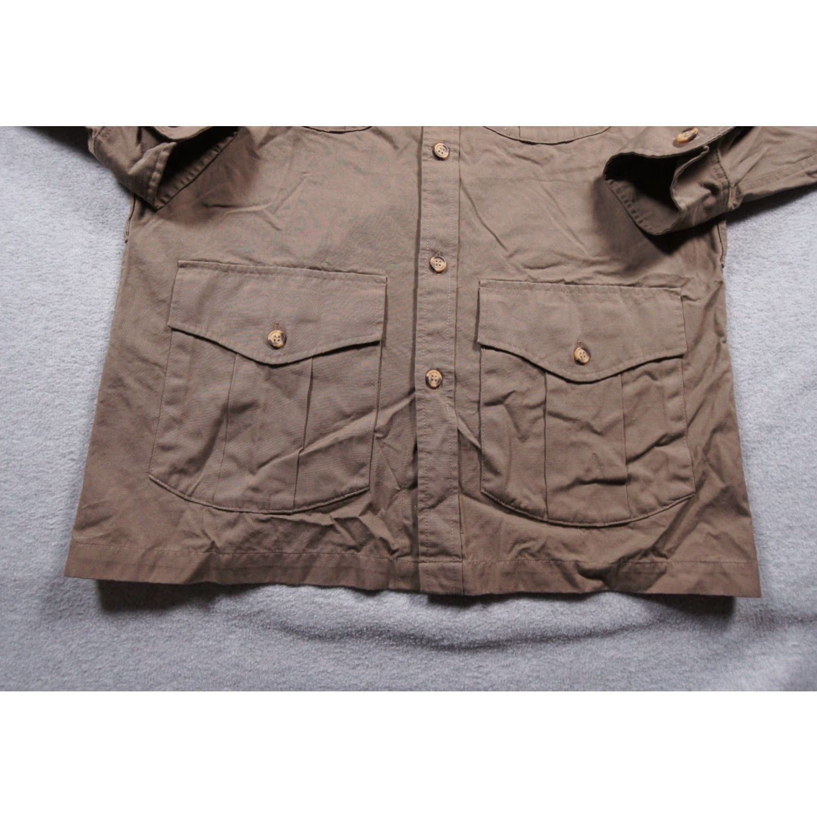 Eddie Bauer VINTAGE Eddie Bauer Shirt Mens Small Brown Button Down Safari Utility Hunt Adult Size US S / EU 44-46 / 1 - 4 Thumbnail