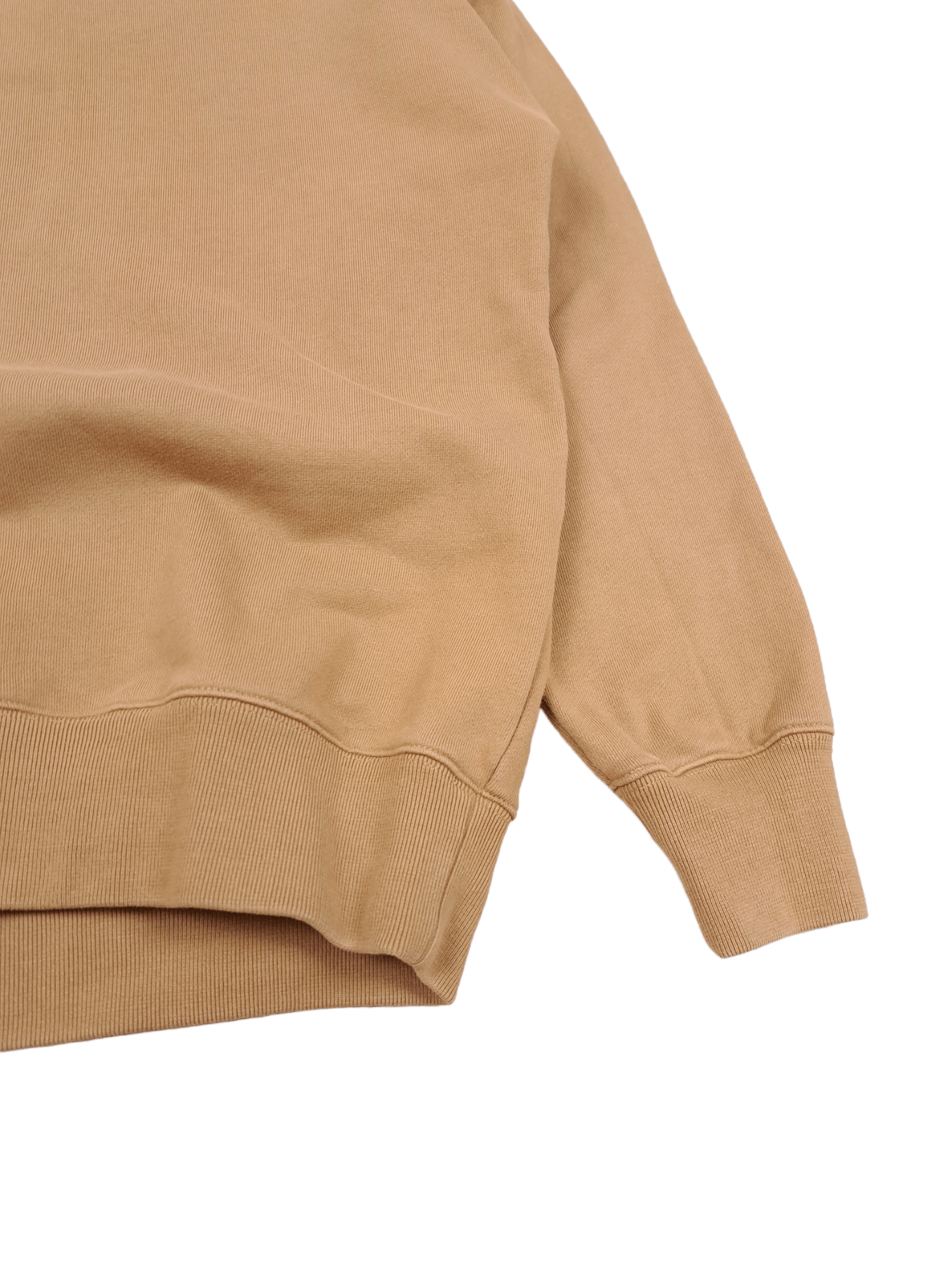 H&M 💎 H&M Premium Blank Staples Honey Brown Crewneck Sweatshirt Size US S / EU 44-46 / 1 - 5 Thumbnail