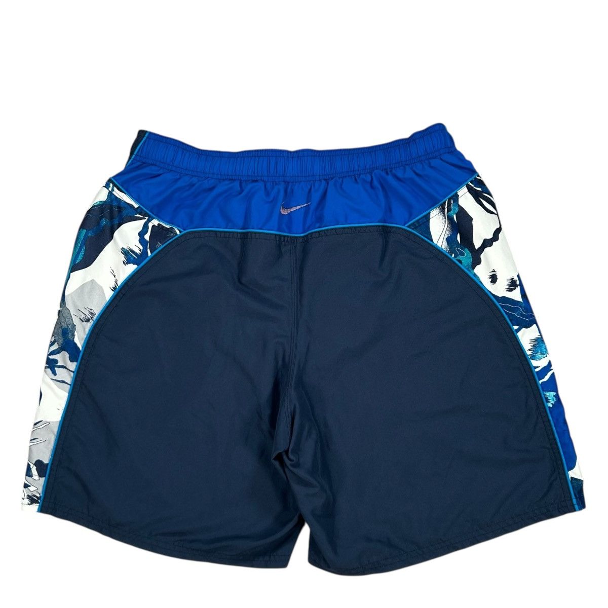 Nike Mens Nike Blue & White Floral Bathing Suit Swim Shorts Size US 36 / EU 52 - 5 Thumbnail