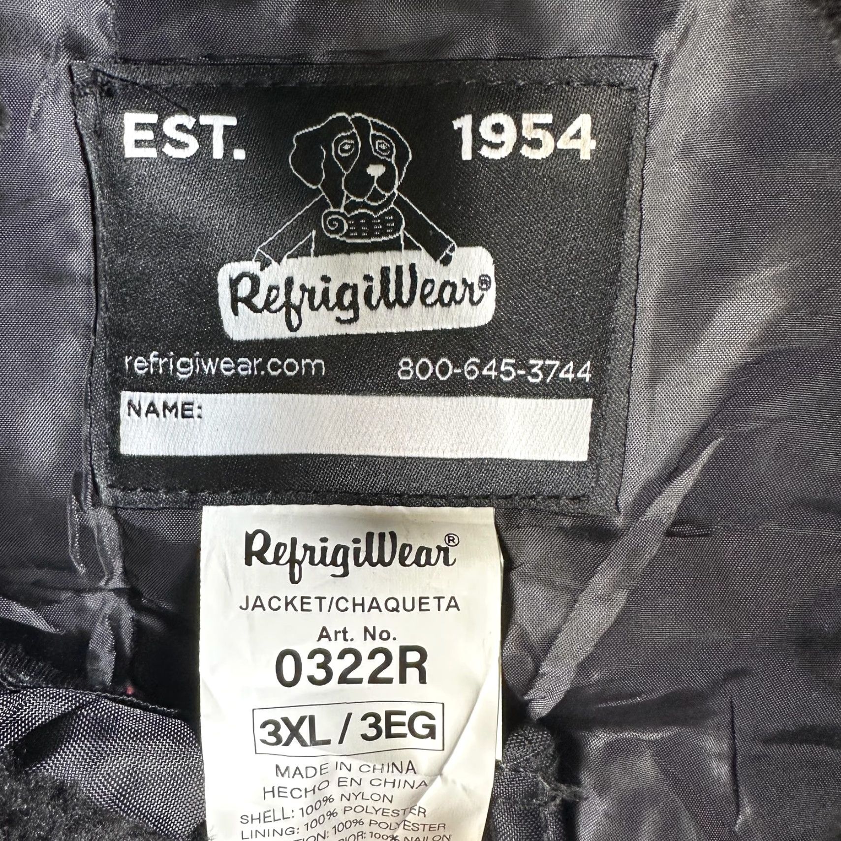 Refrigiwear RefrigiWear Jacket Mens 3XL Black Quilted Insulated Faux Fur Workwear 0322R Size US XXL / EU 58 / 5 - 2 Thumbnail